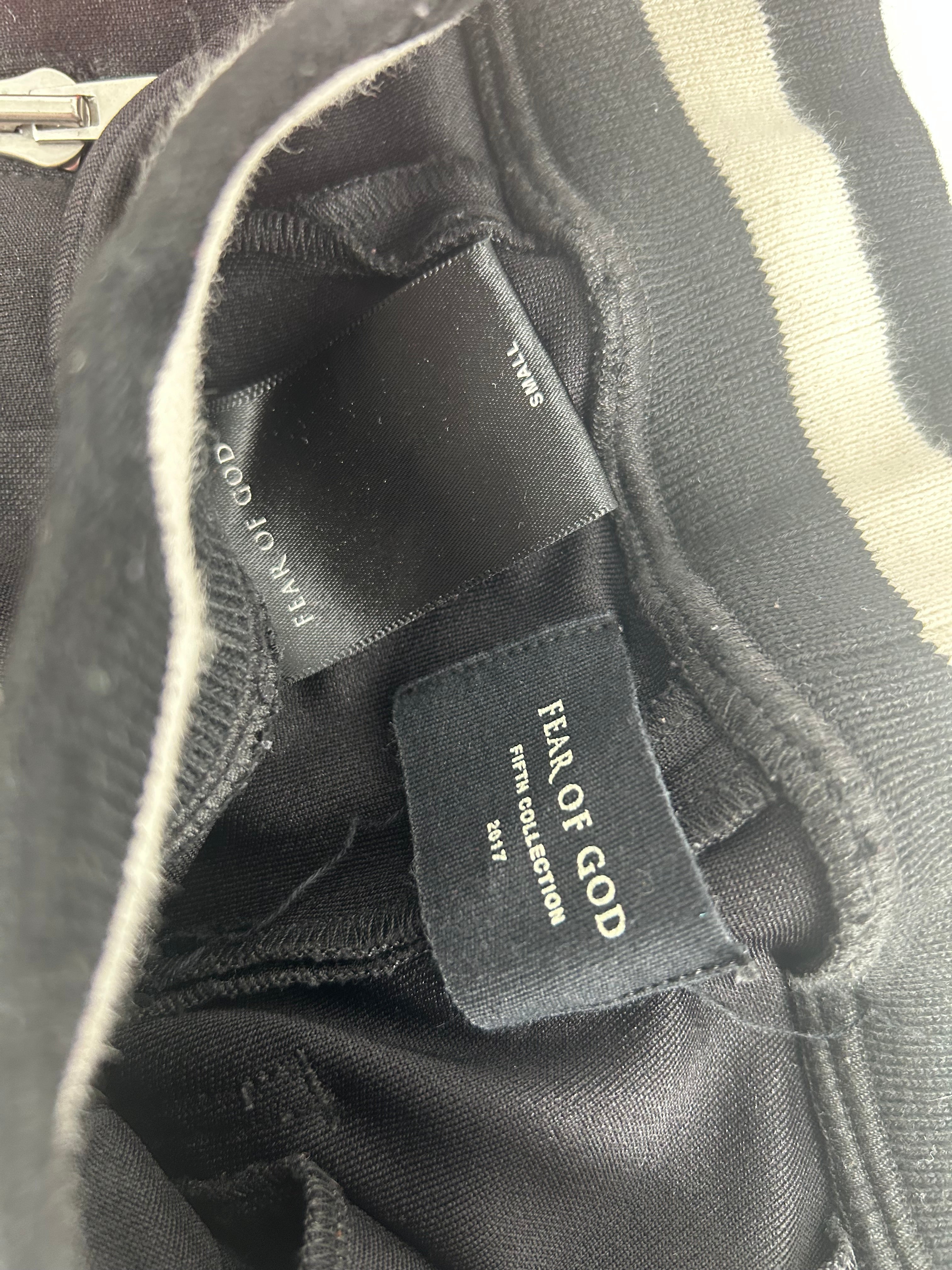 FEAR OF GOD/Pants/S/Cotton/BLK/Joggers/5TH COLLECTION 2017 WHT RED view 3