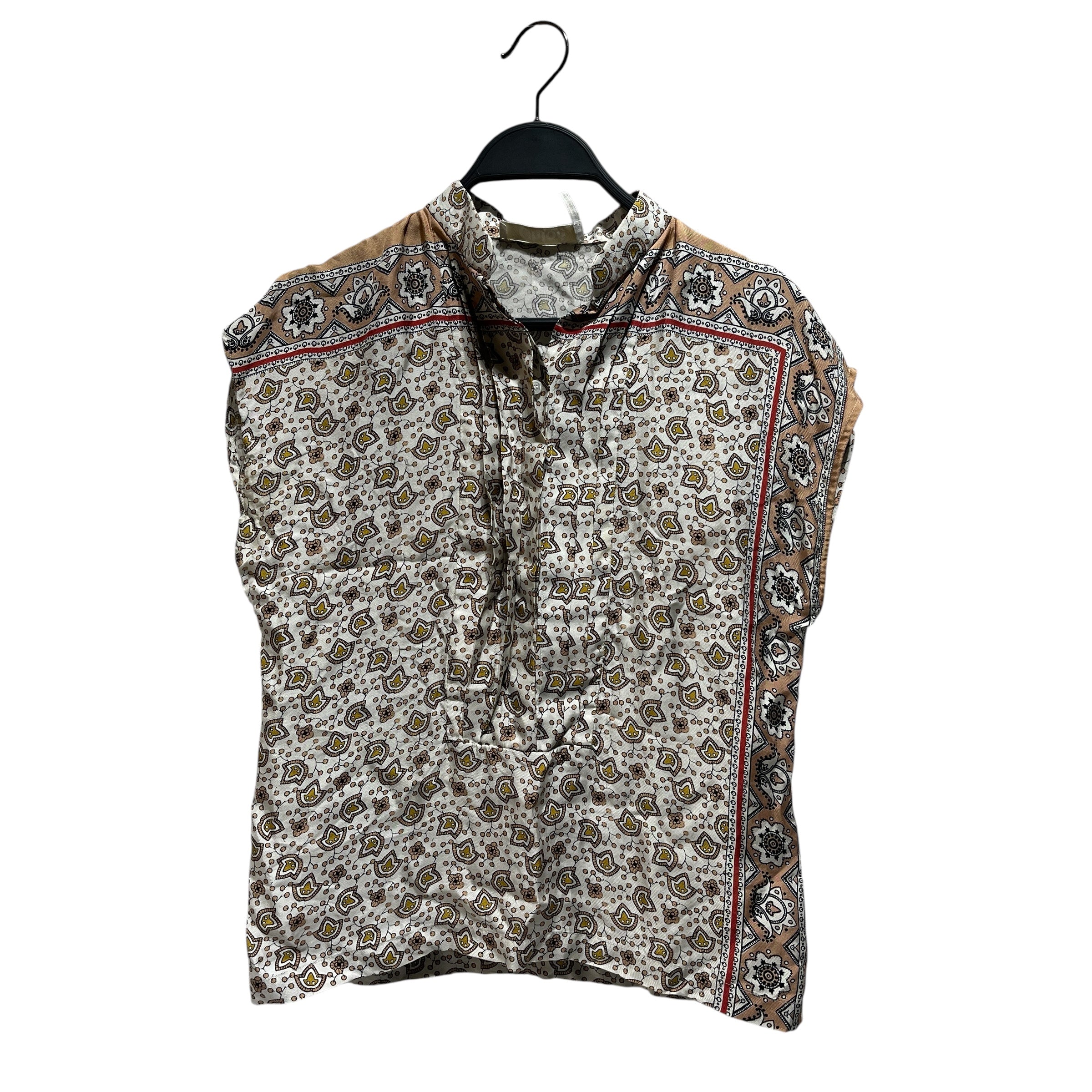 Chloe/SS Blouse/34/All Over Print/Silk/WHT/ view 1