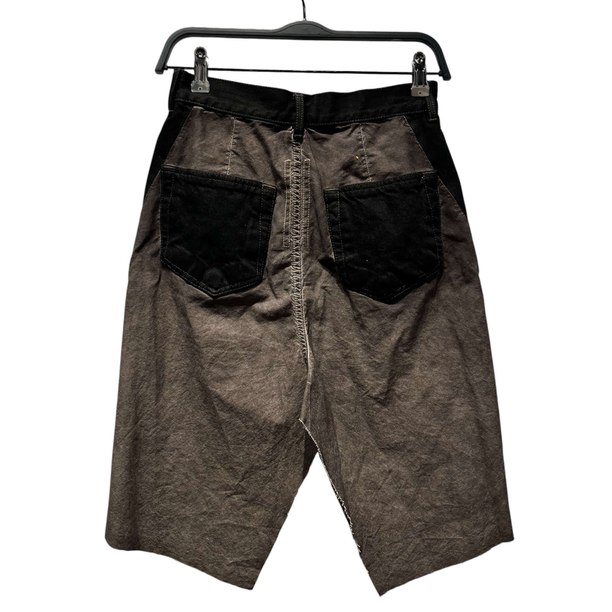 Rick Owens/Skirt/24/Border/Denim/BLK/Over-Dyed Split Midi view 2