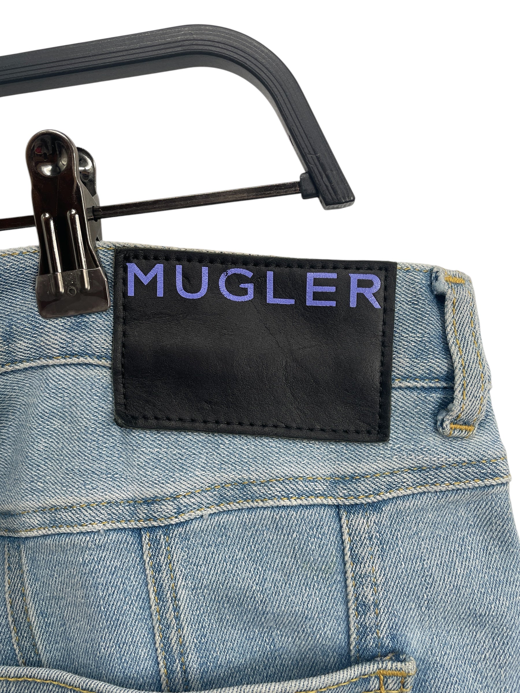 Thierry Mugler/H&M/Bootcut Pants/54/Denim/BLU/Border/SPIRAL JEANS MEN view 5