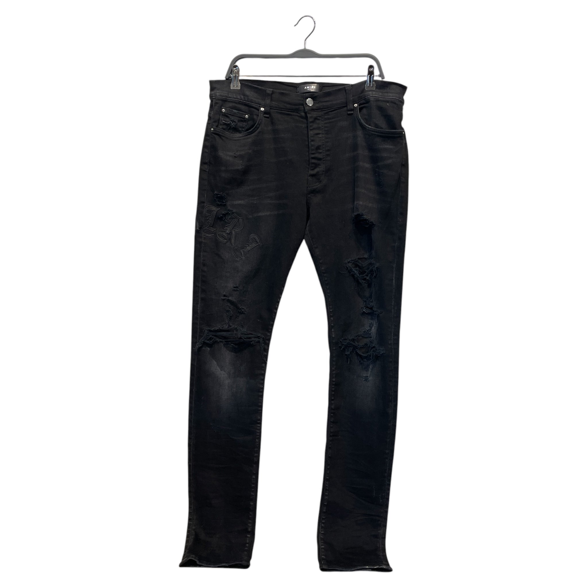 AMIRI/Skinny Pants/36/Denim/BLK/Distressed/ view 1