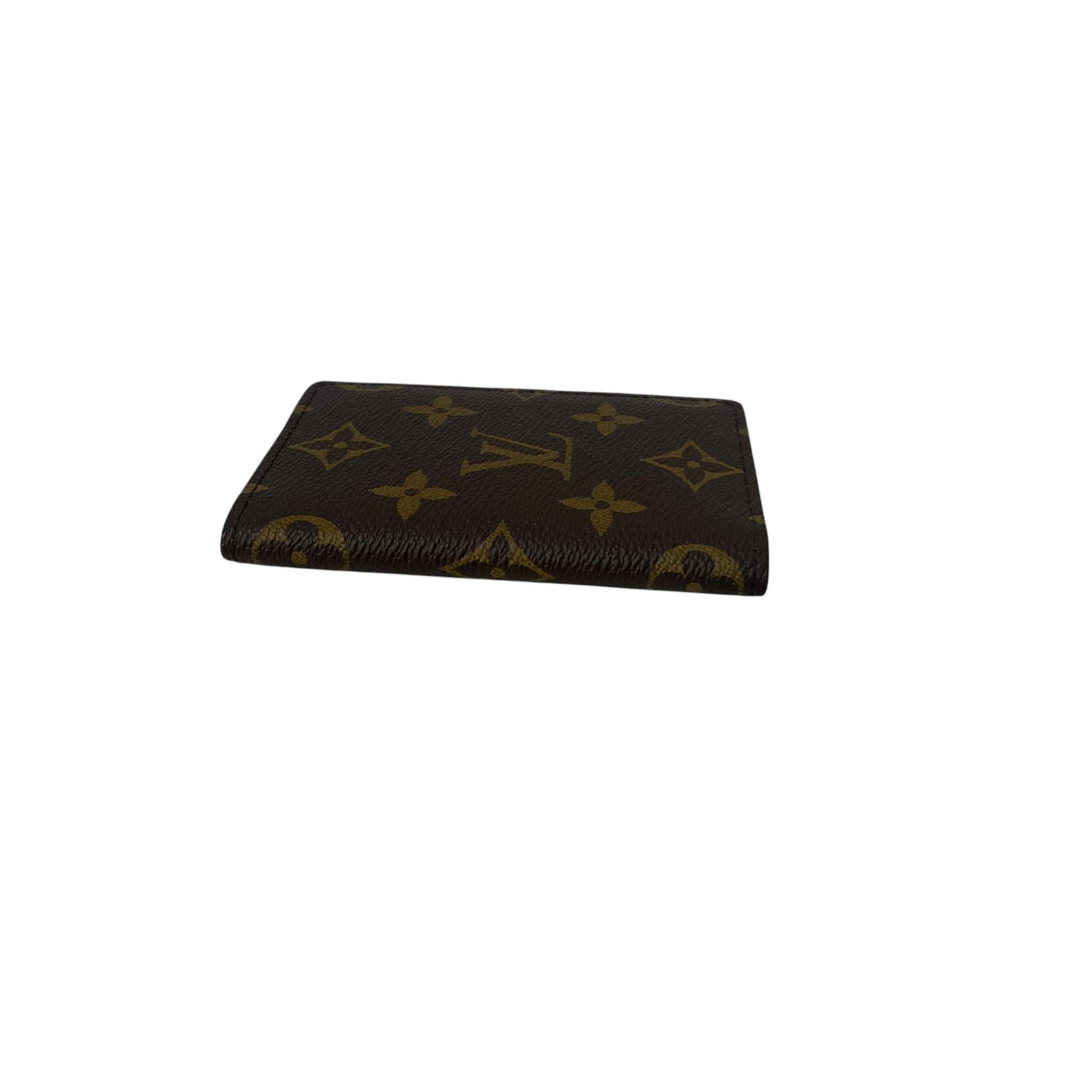 LOUIS VUITTON/Wallet/Monogram/Leather/BRW/POCKET ORGANIZER view 3