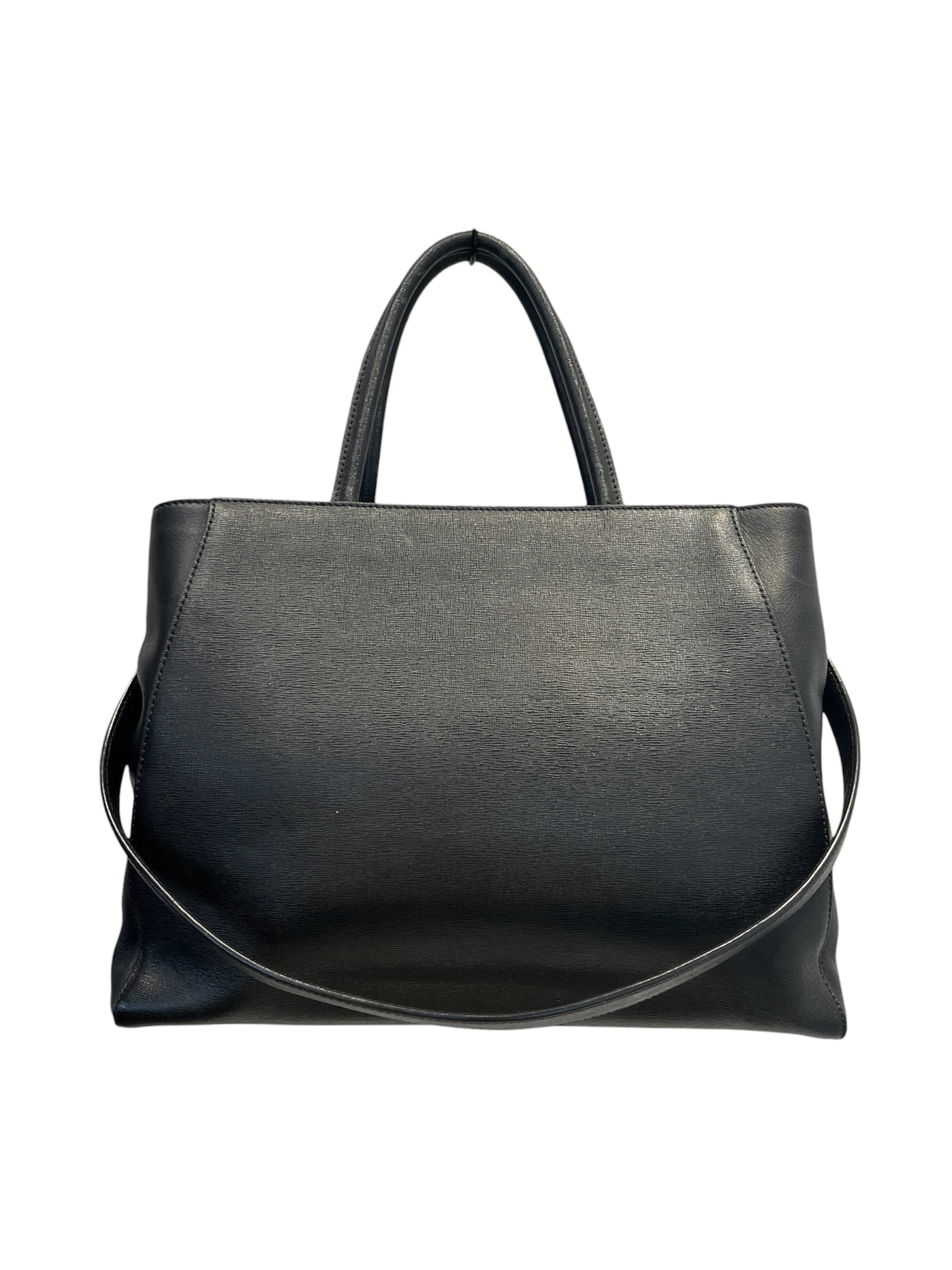 FENDI/Hand Bag/L/Leather/BLK/ view 2