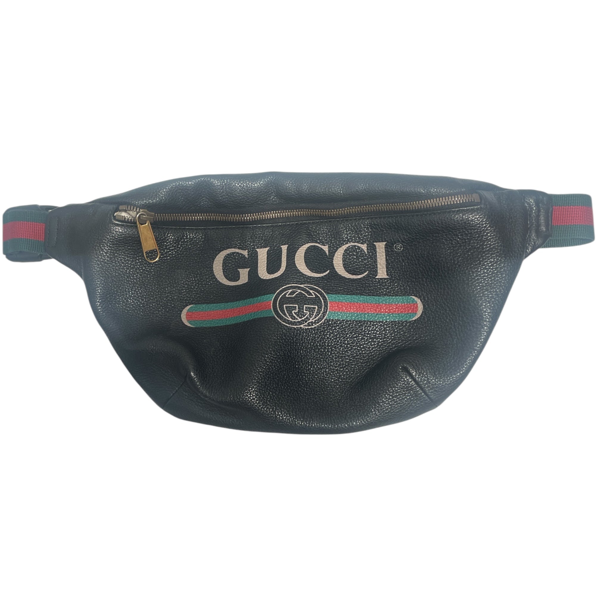GUCCI/Fanny Pack/BLK/GG GUCCI BLACK FANNY PACK view 1