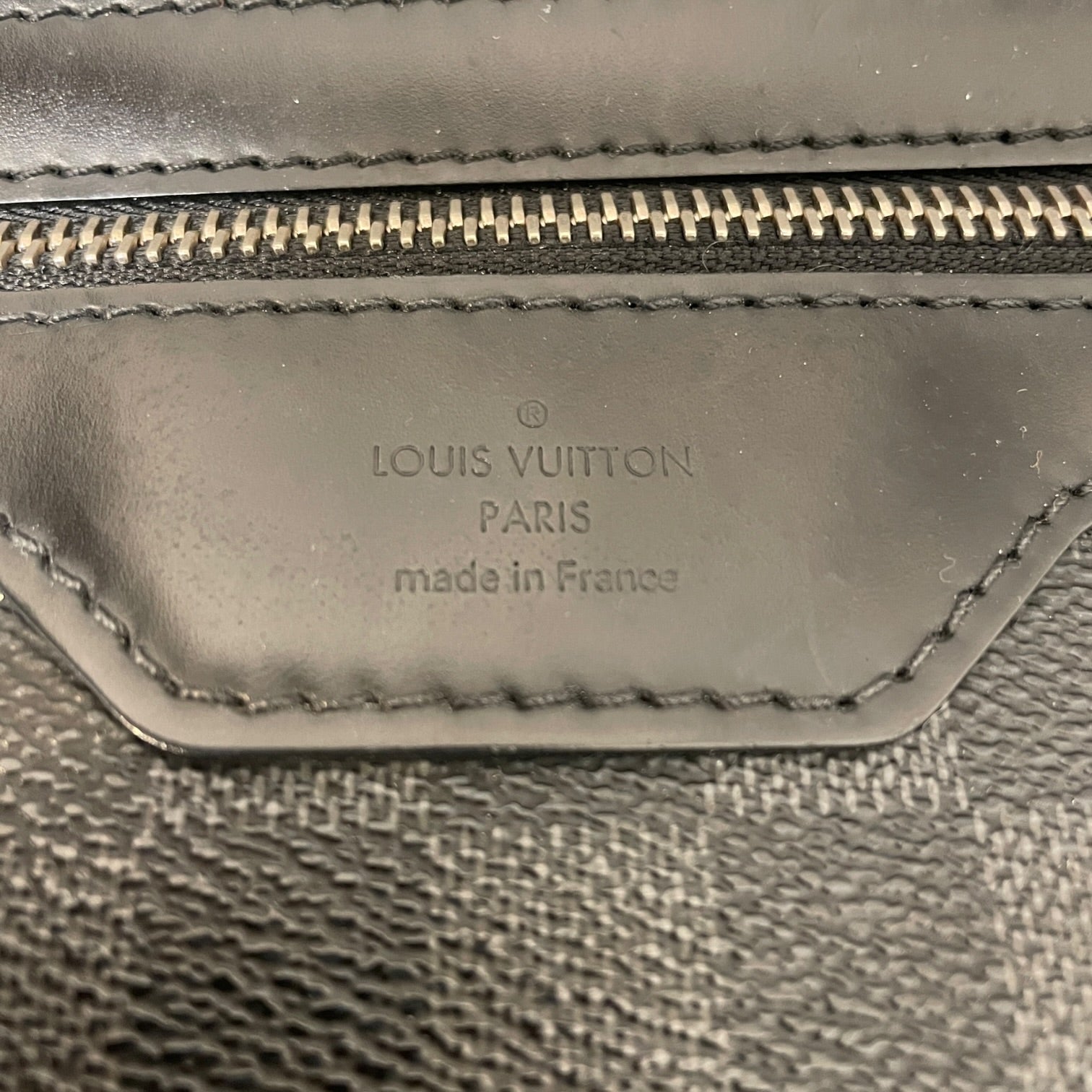 LOUIS VUITTON/Cross Body Bag/All Over Print/Leather/BLK/Damier Graphite Daniel MB view 5