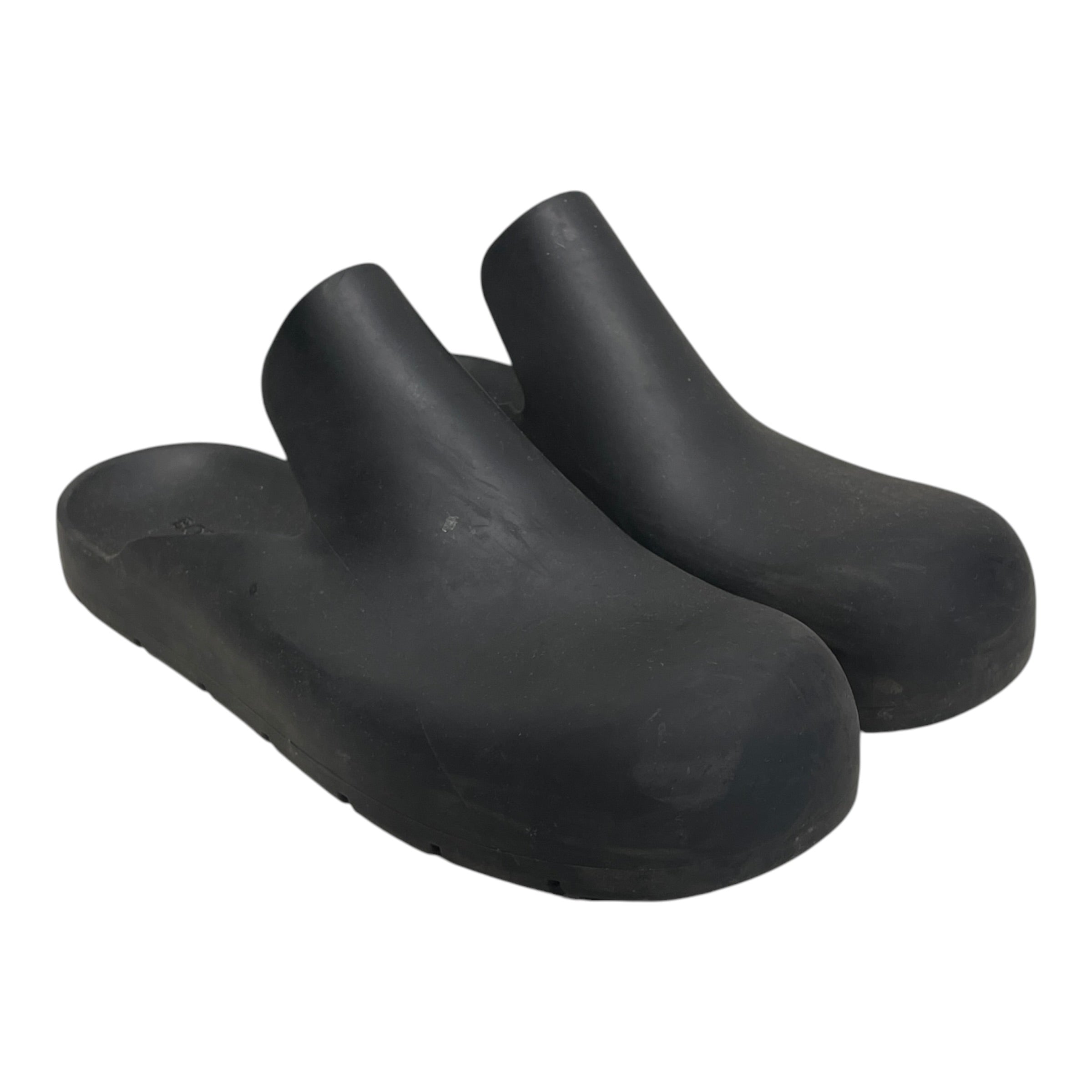 BOTTEGA VENETA/Sandals/EU 38/GRY/RUBBER MULE CLOGS view 1