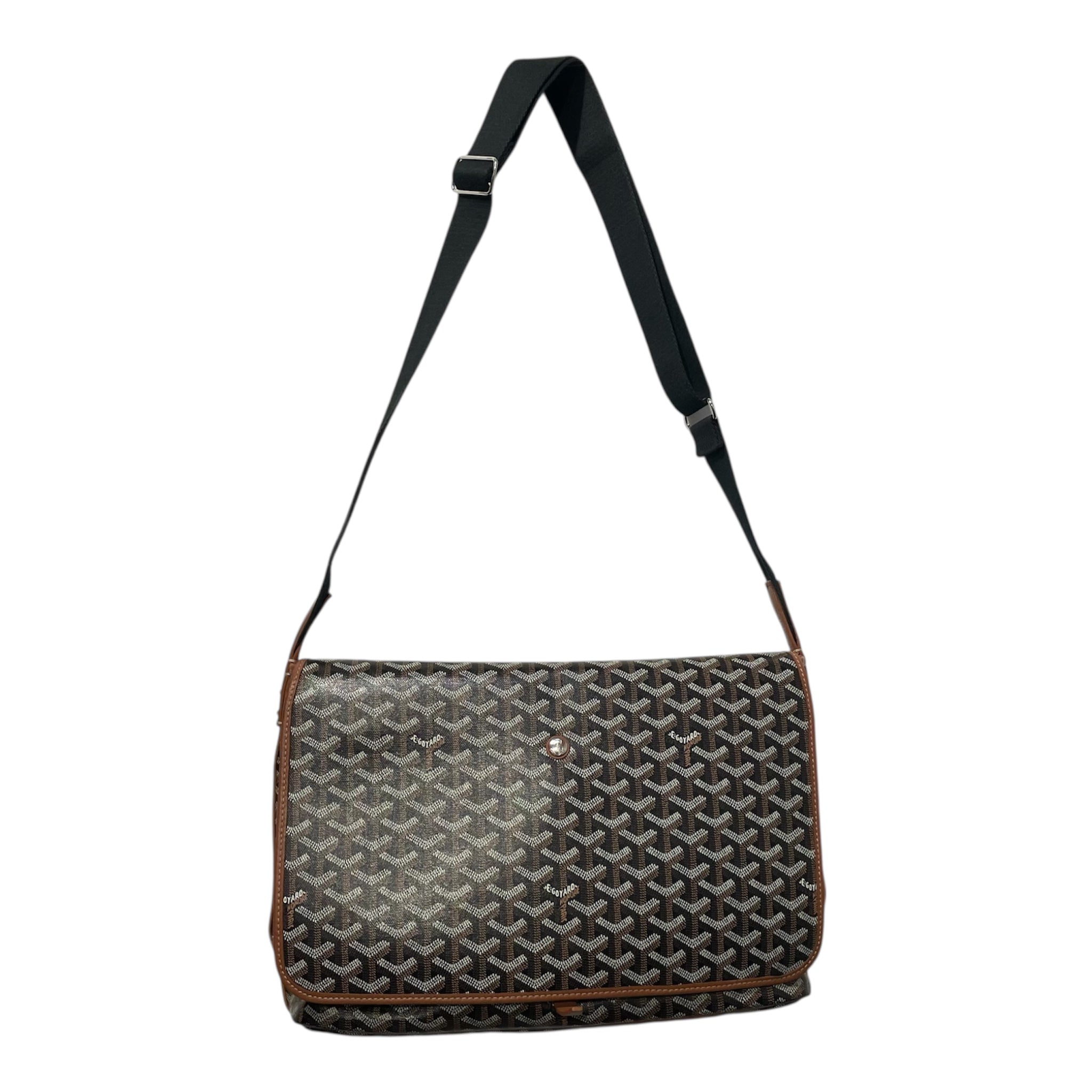 GOYARD/Cross Body Bag/All Over Print/BRW/GOYARDINE CAPETIEN MESSENGER view 1
