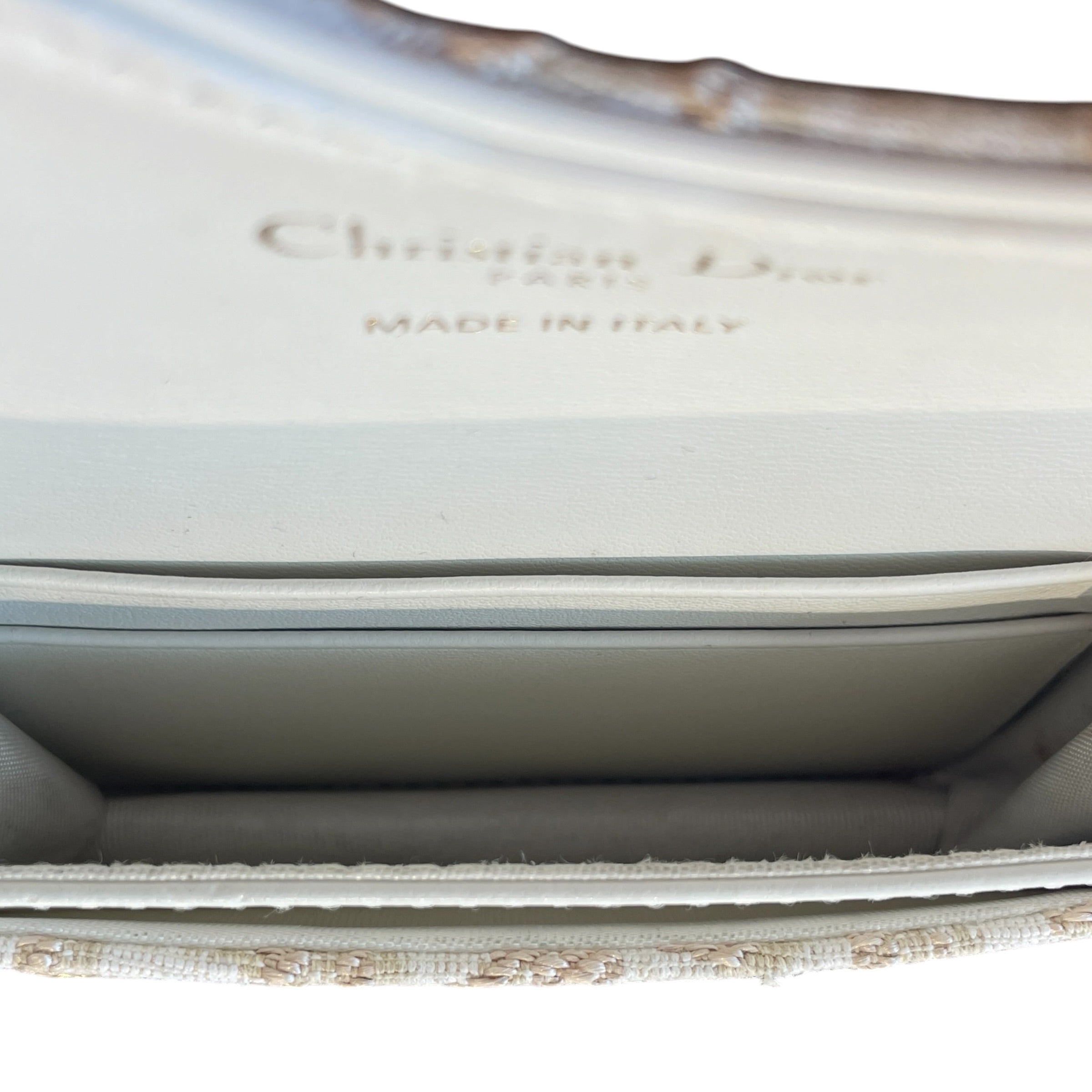 Christian Dior/Coin Wallet/All Over Print/Cotton/CRM/L's/SADDLE BLOOM JACQUARD view 4