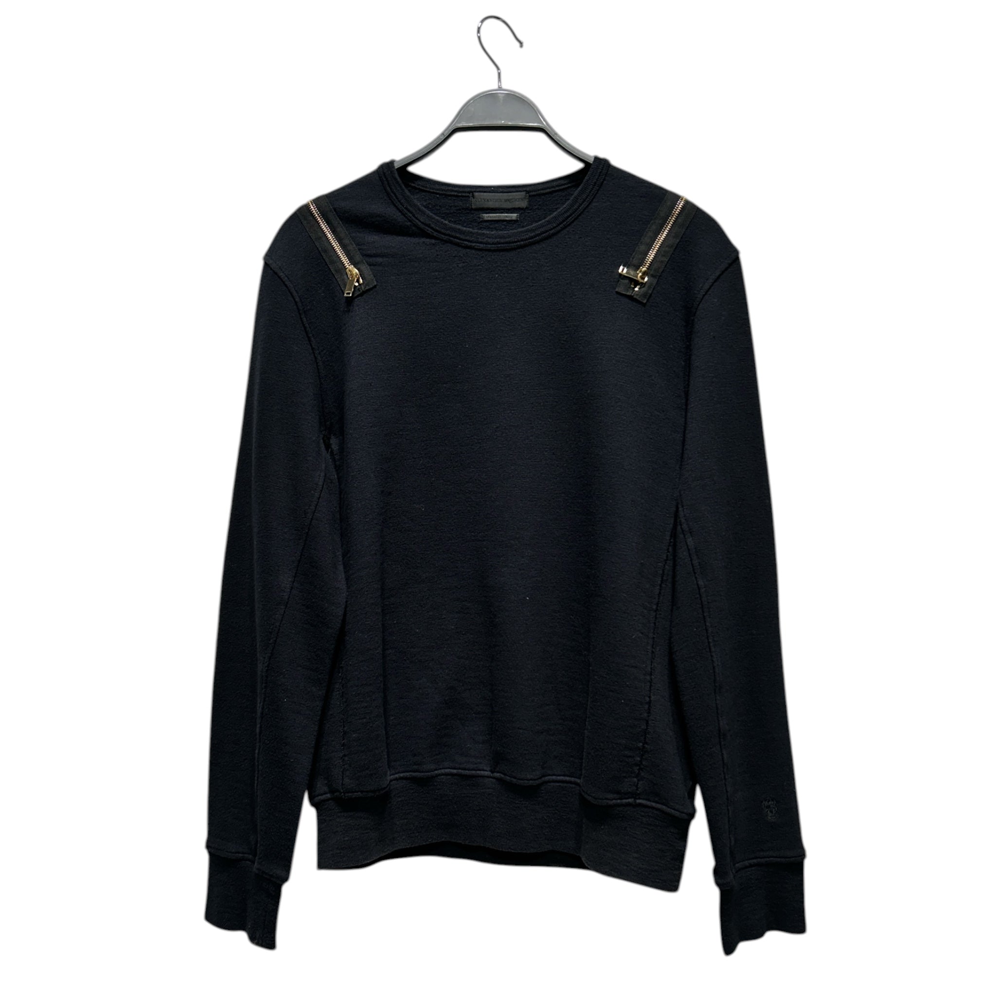 Alexander McQueen/Sweater/M/Cotton/BLK/ view 1