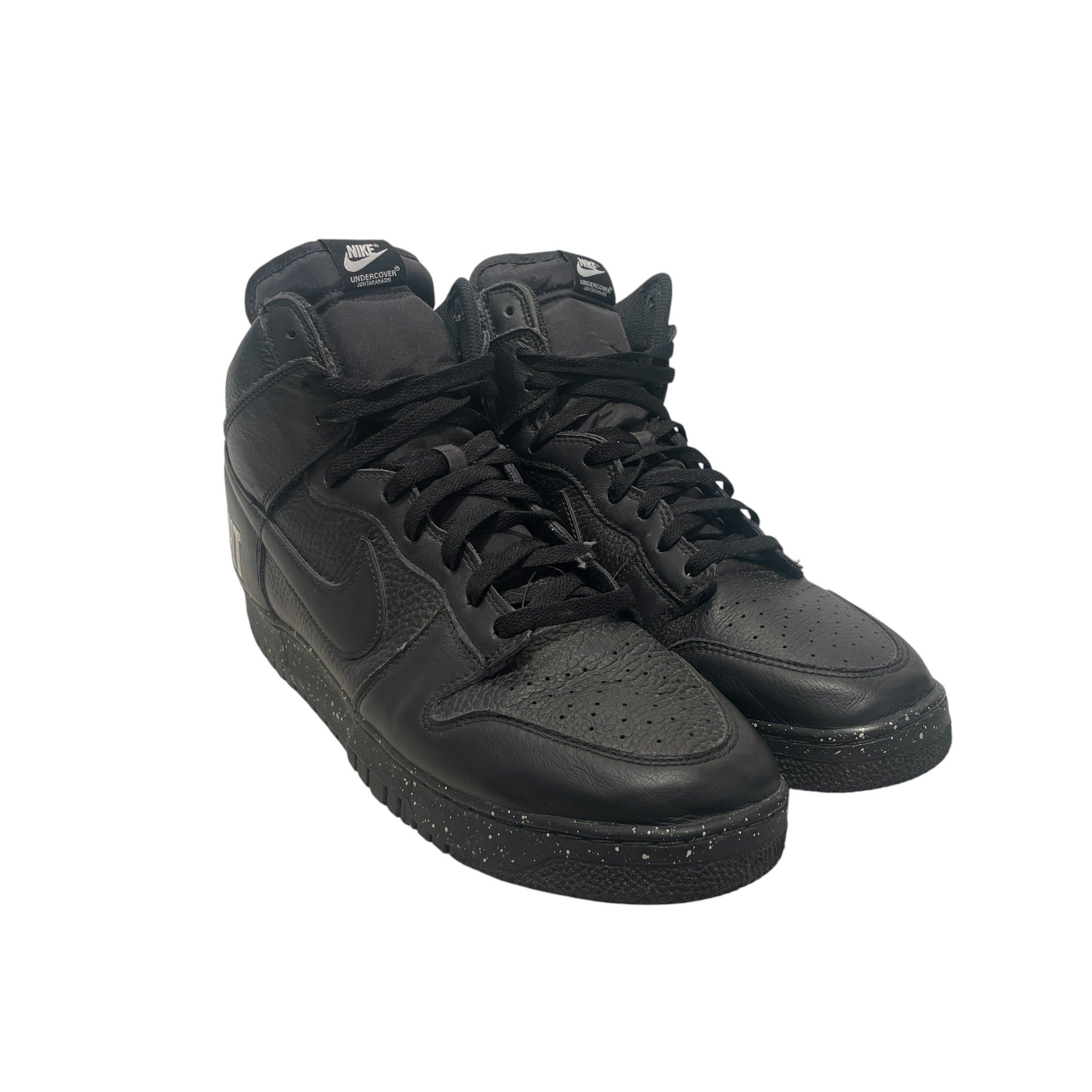 NIKE/UNDERCOVER/Hi-Sneakers/US 14/Leather/BLK/dunk dq4121-001 view 1