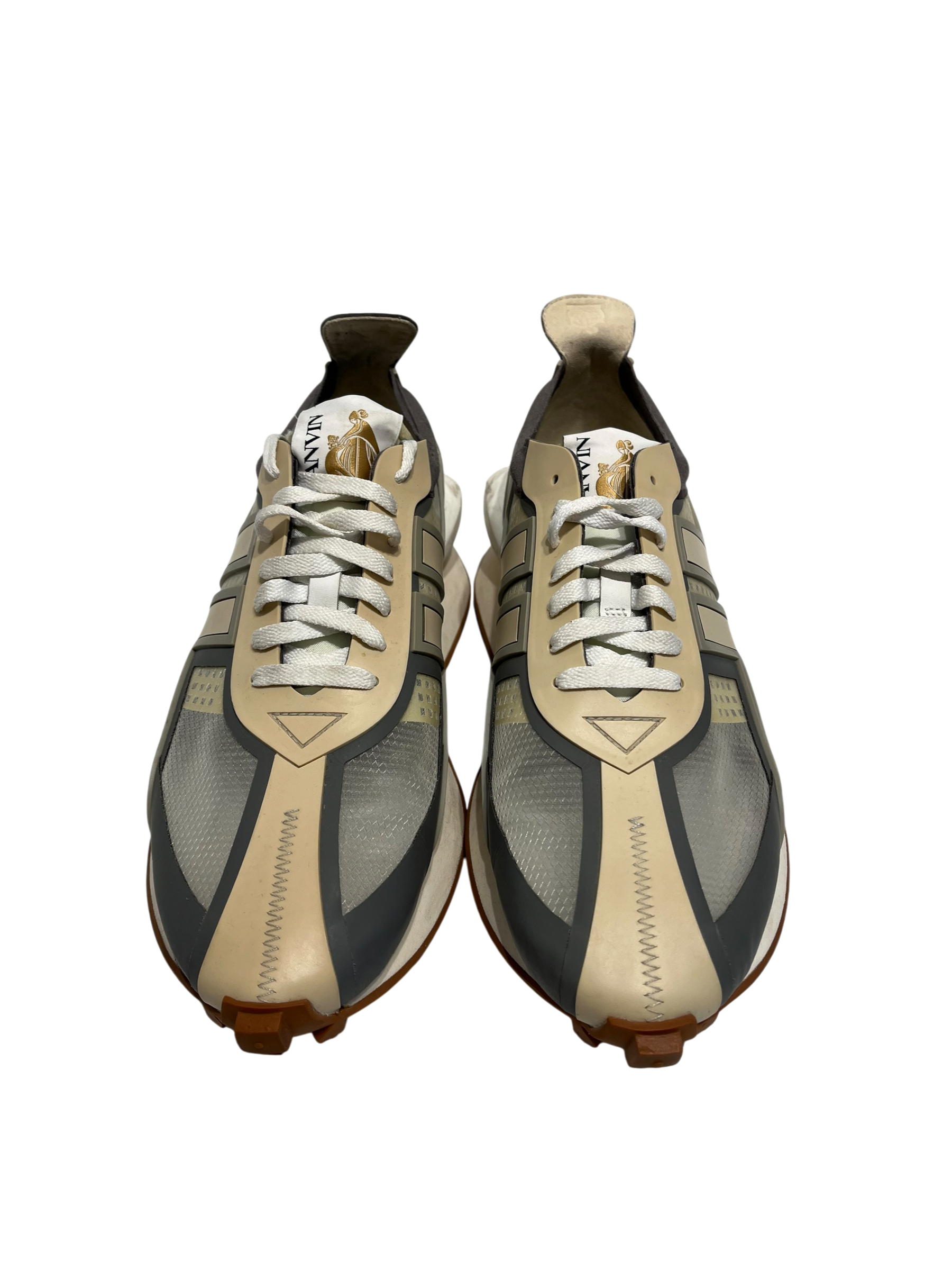 LANVIN/Low-Sneakers/EU 42/GRY/bumpr low sneaker view 4