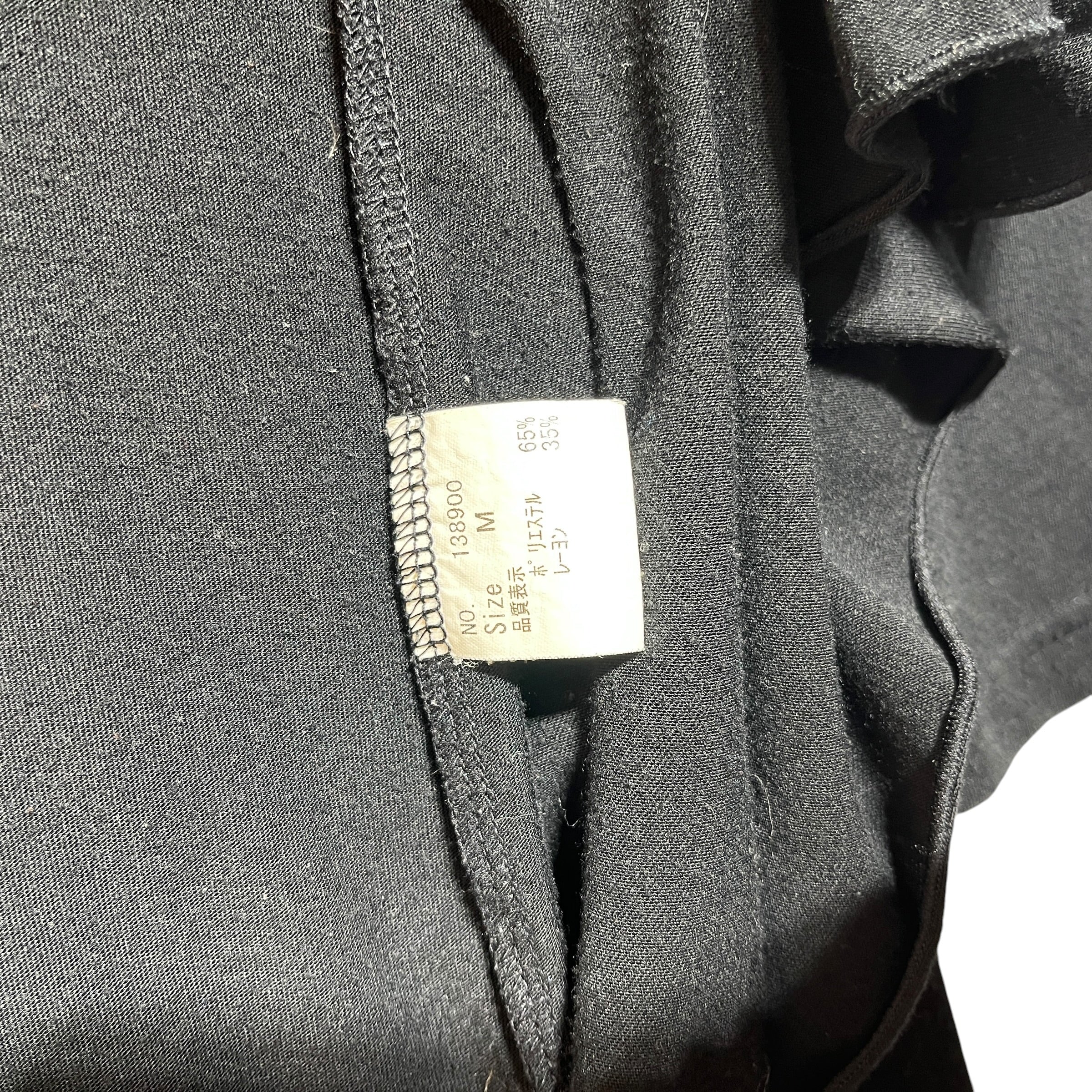 BLACK PEACE NOW/LS Dress/M/Cotton/BLK/Asymetrical Cut view 4