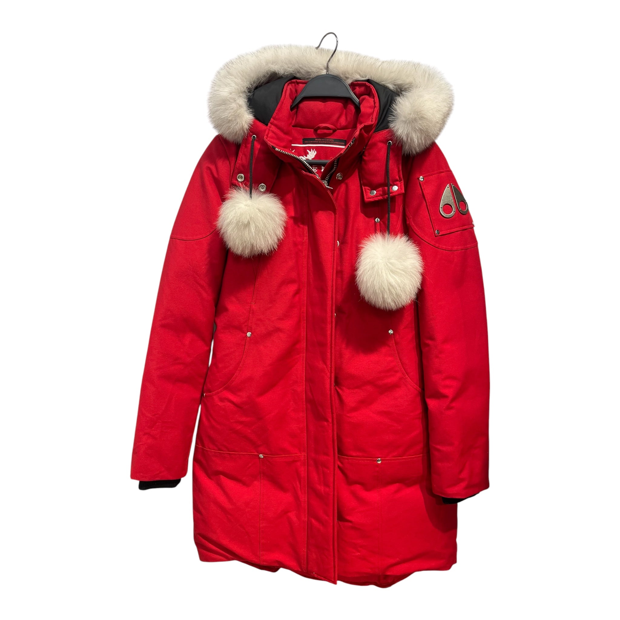 MOOSE KNUCKLES/Jacket/S/RED/WHITE FUR view 1