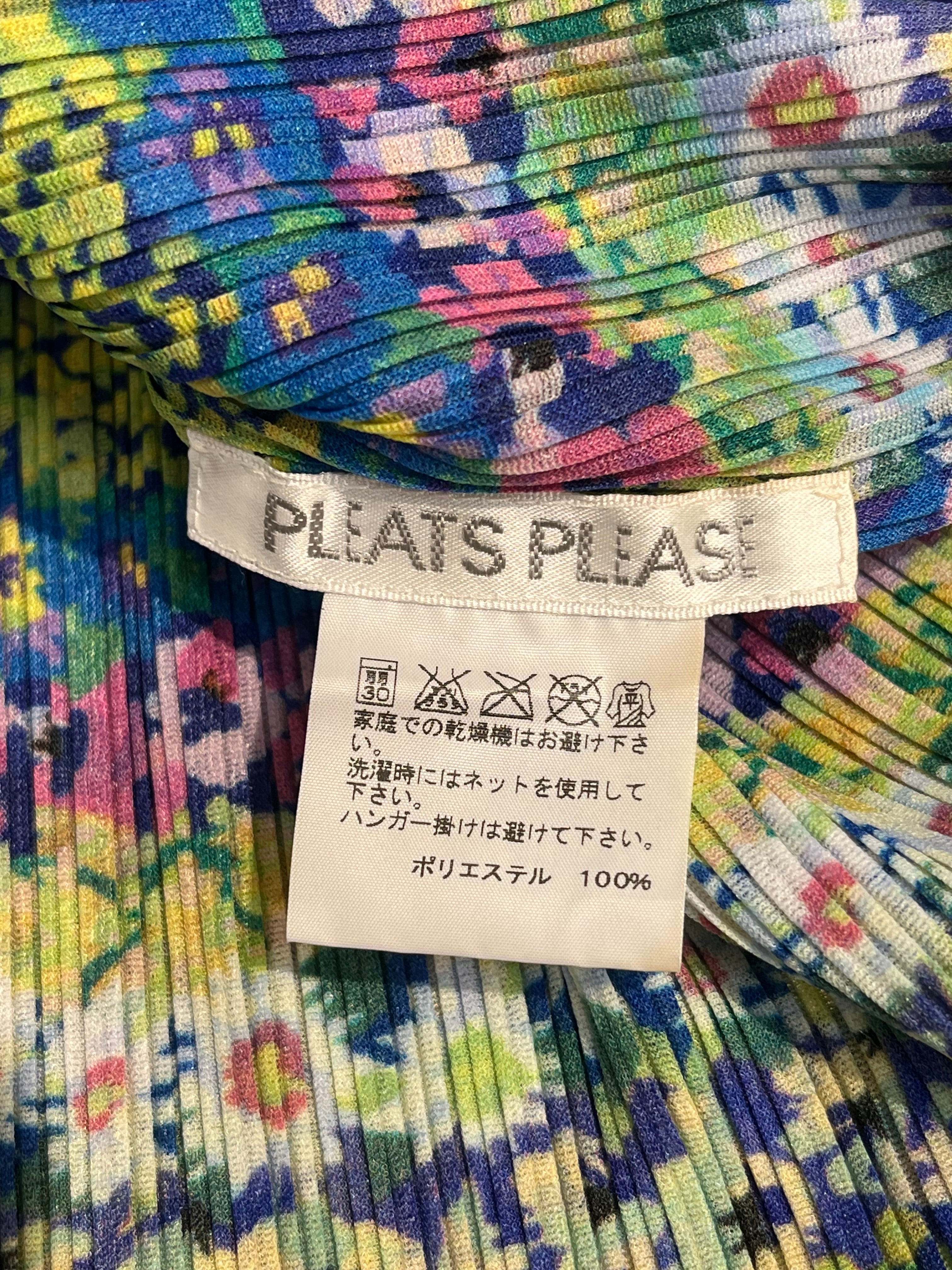 PLEATS PLEASE ISSEY MIYAKE/SS Blouse/Floral Pattern/MLT/MULTICOLOR FLORAL BLOUSE view 3