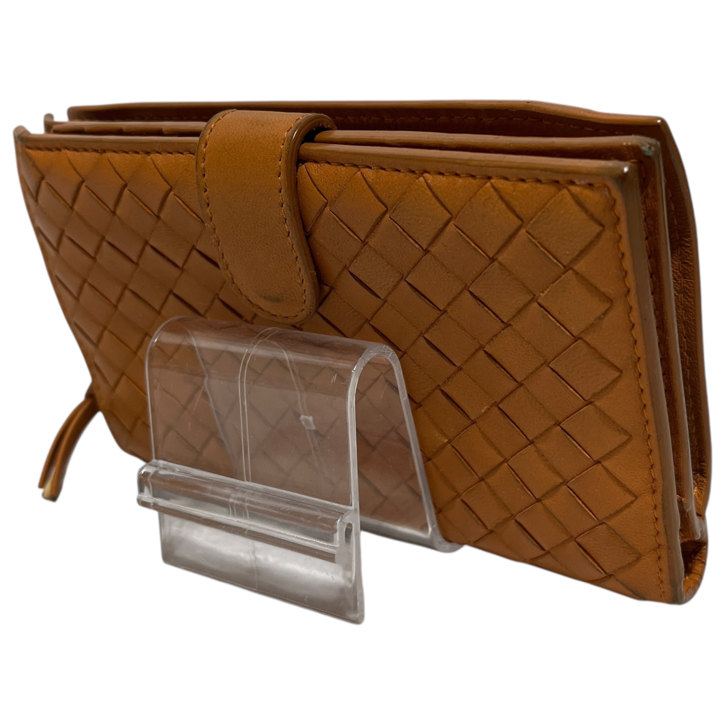 BOTTEGA VENETA/Bifold Wallet/Leather/ORN/Quilted Bifold w/ Coin Pouch view 2