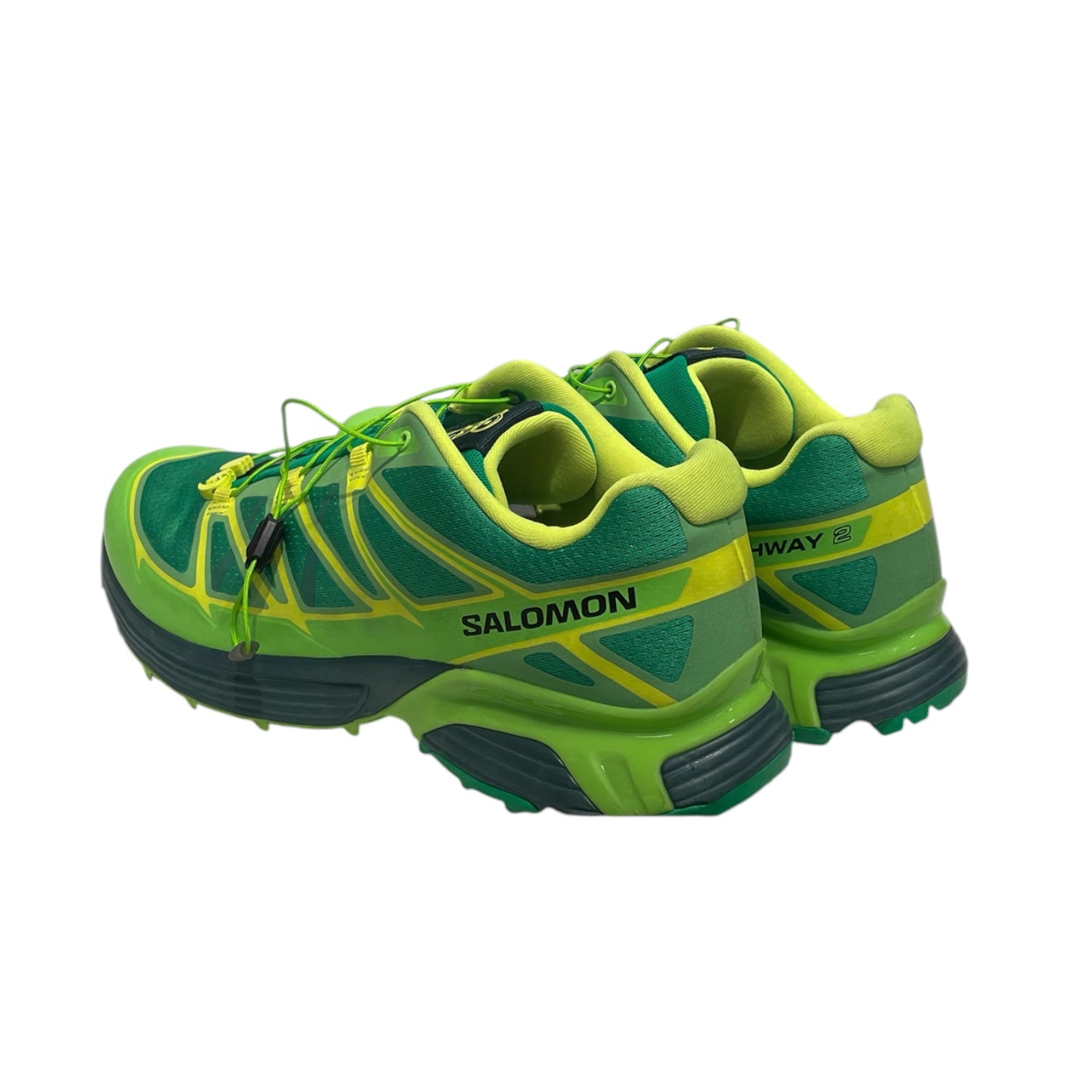 salomon/Low-Sneakers/UK 9.5/Nylon/YEL/YELLOW GREEN/XT-PATHWAY 2 FEID view 2
