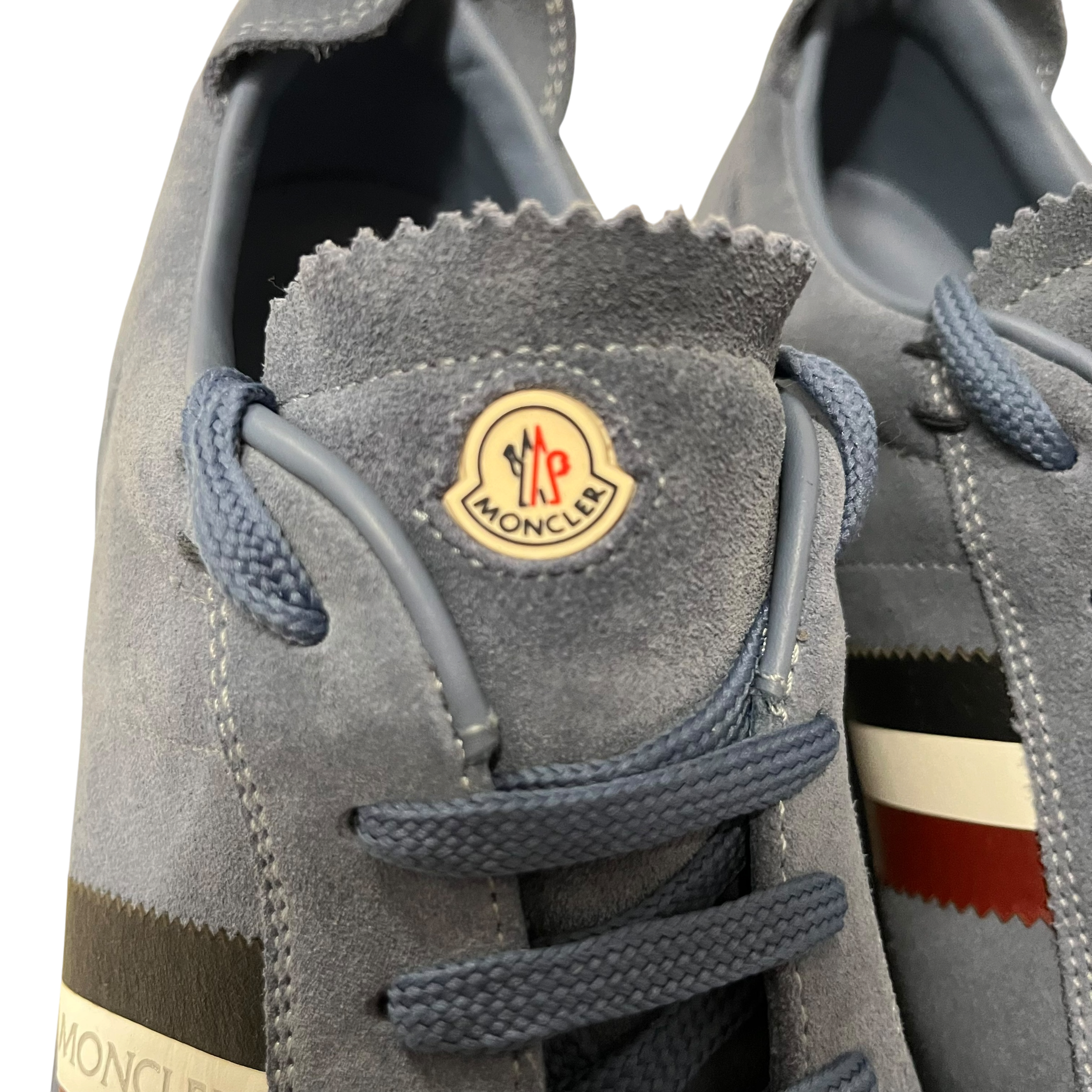 MONCLER/Low-Sneakers/EU 45/Suede/BLU/moncler blue suede shoes view 5