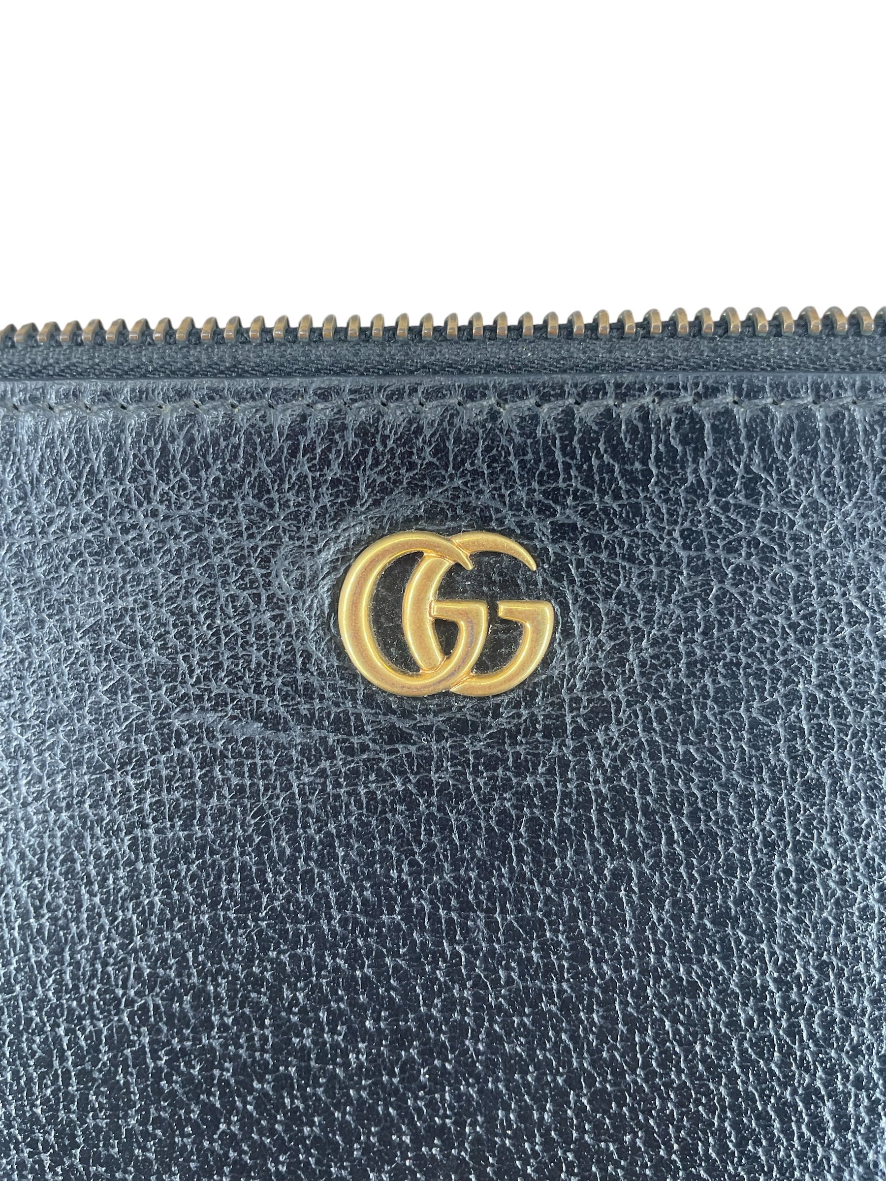 GUCCI/Pouch/Leather/BLK/475317203887 Gld Hrdwre view 4