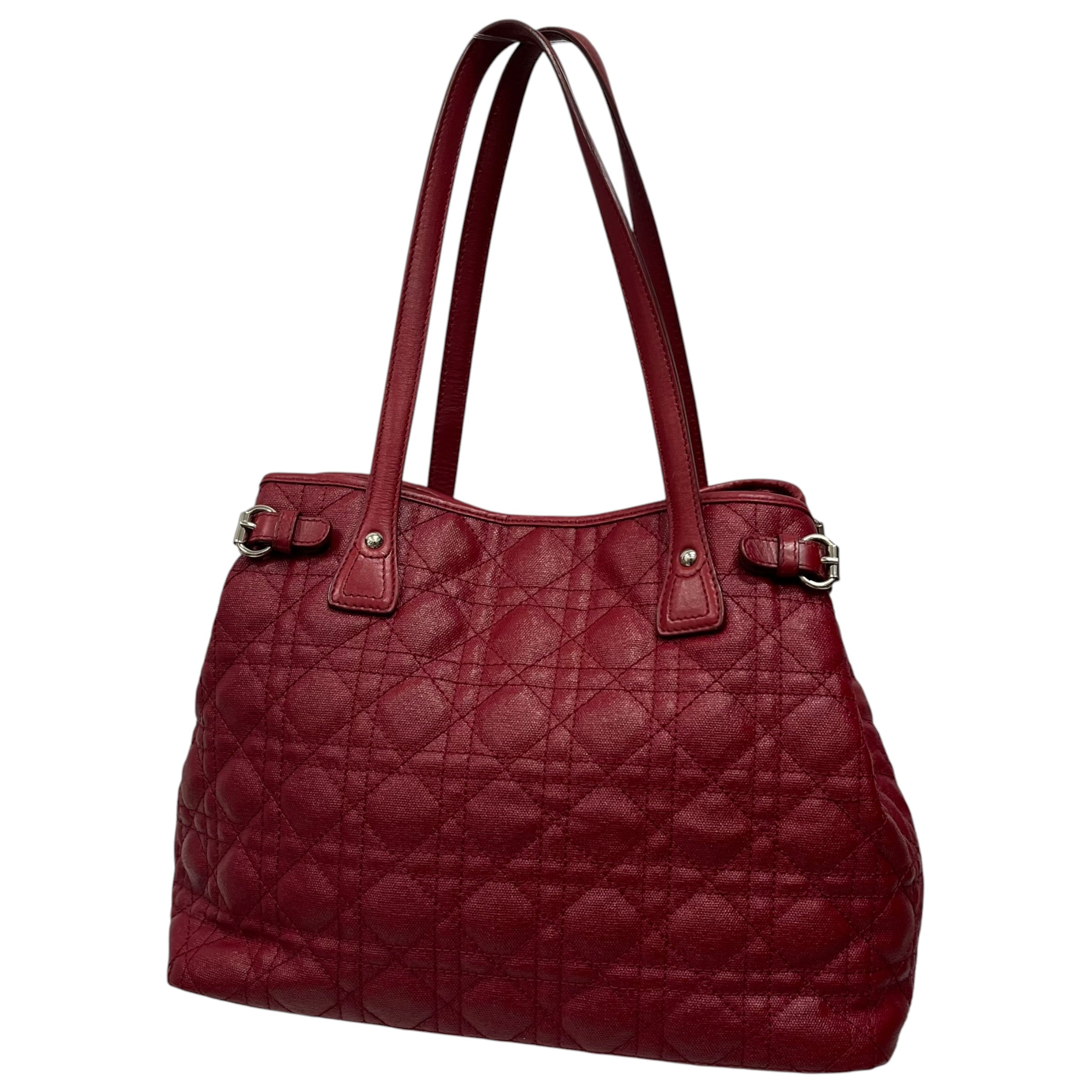 Christian Dior/Hand Bag/Leather/RED/ view 2