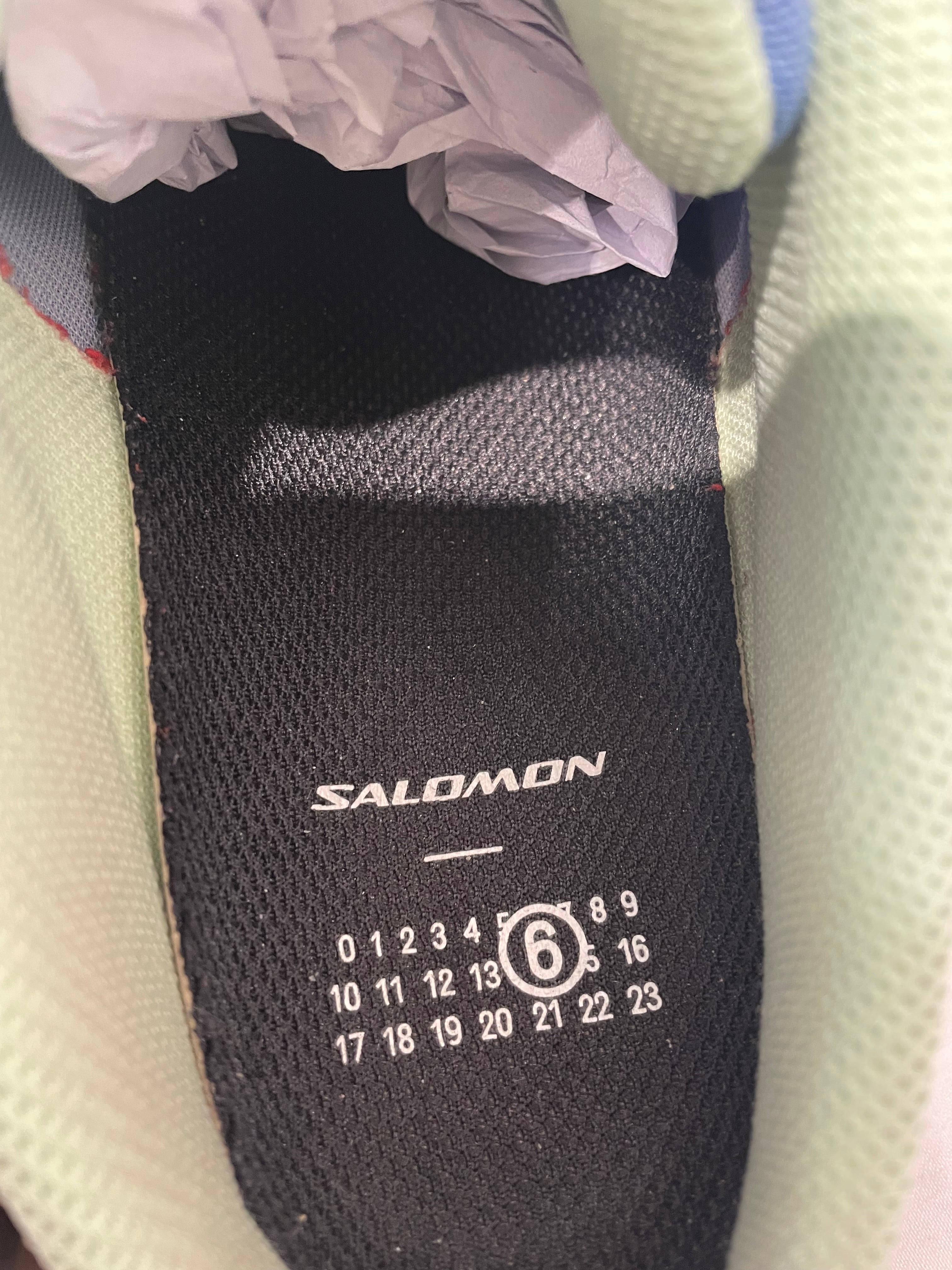 salomon/MM6/Low-Sneakers/US 12/Nylon/BLU/ view 3