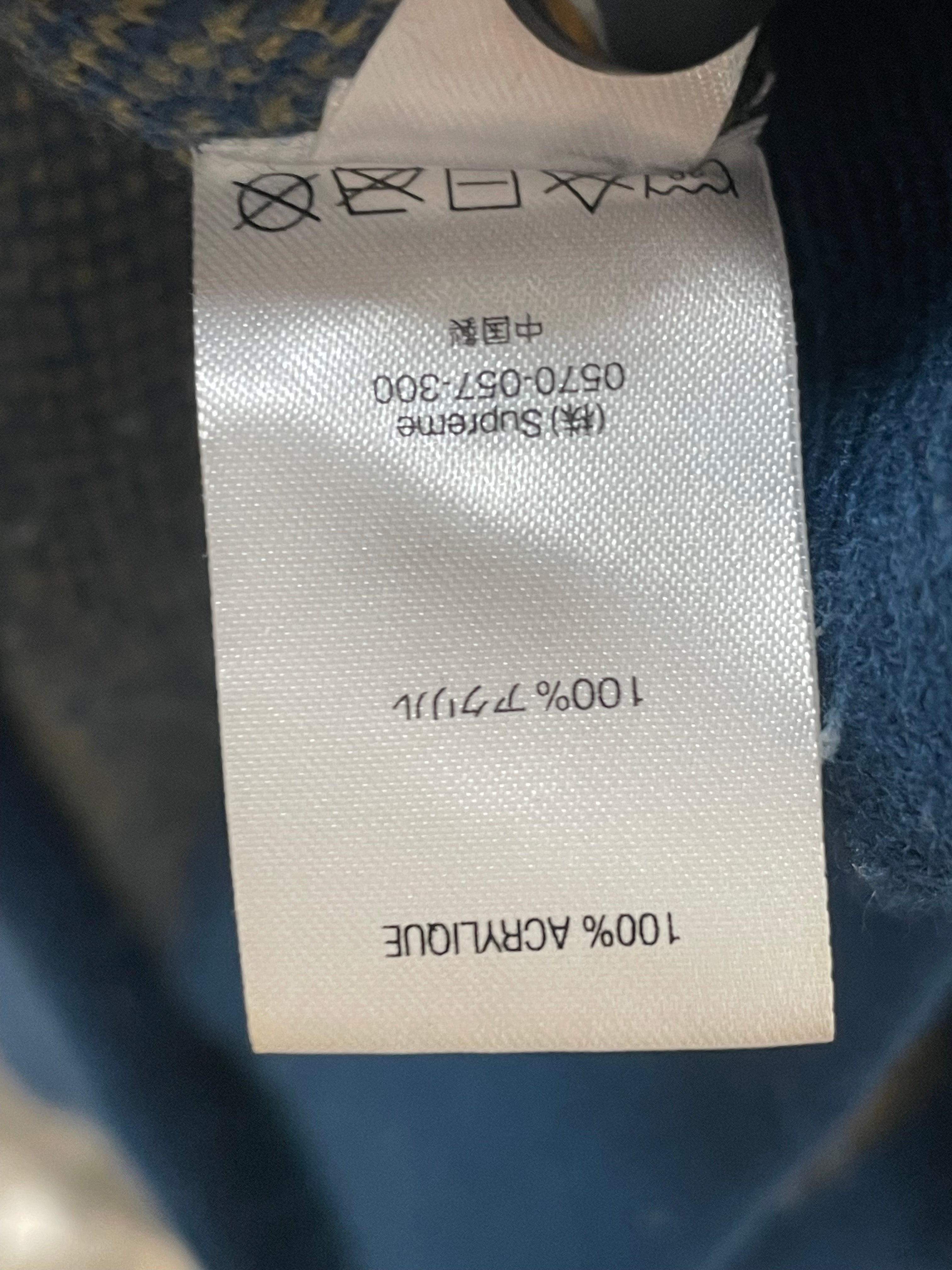 Supreme/Cardigan/M/Polka dot/Acrylic/BLU/polka cardi view 5