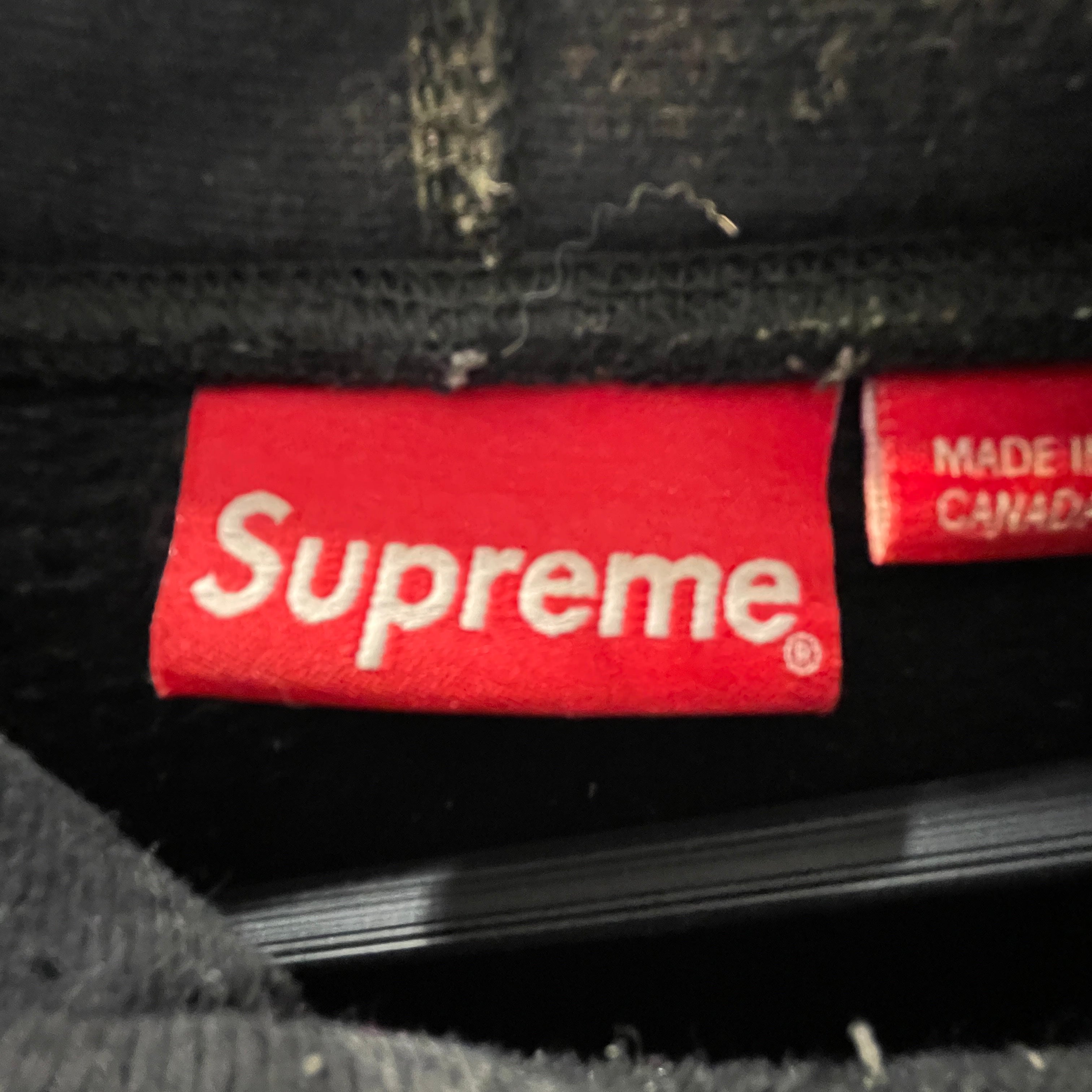 Supreme/Hoodie/XL/Graphic/Cotton/BLK/Chenille Hooded SS2019 view 3