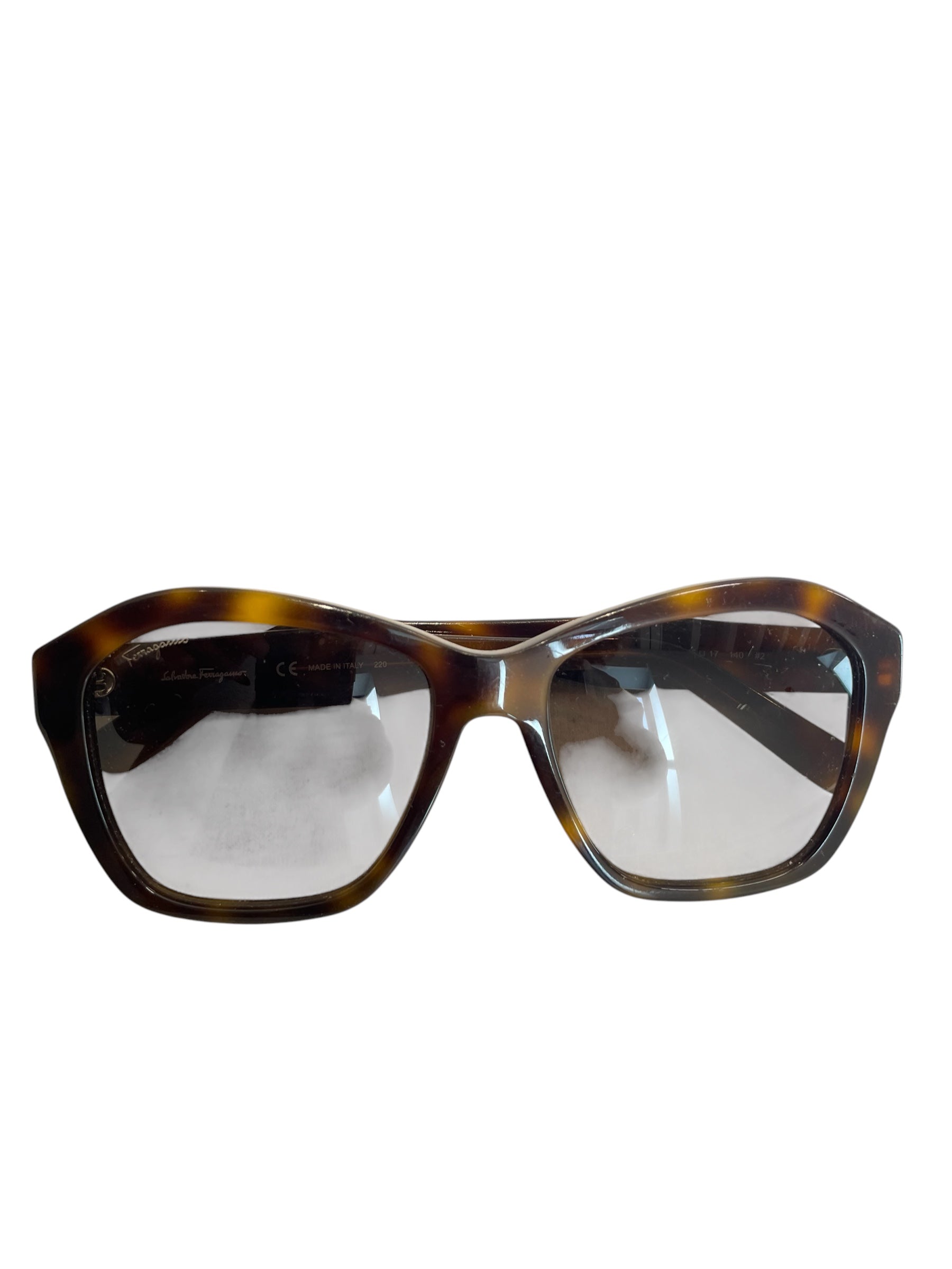 Salvatore Ferragamo/Sunglasses/Tartan/Tortoiseshell Pattern/BRW/L's/SF894S/WIDE LENSE view 1