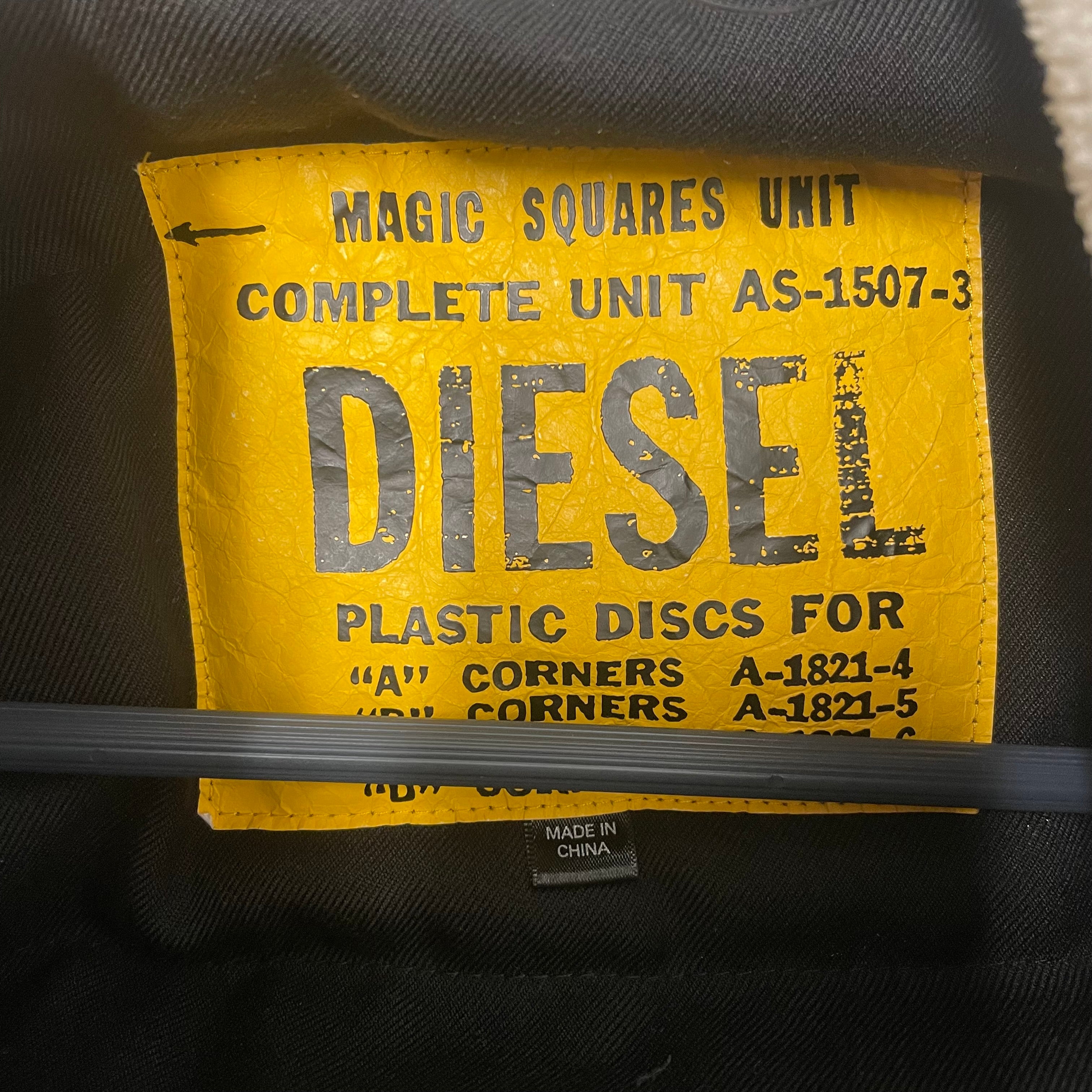 DIESEL/Blouson/S/Nylon/GRN/GREEN BOMBER MAGIC SQUARES view 3