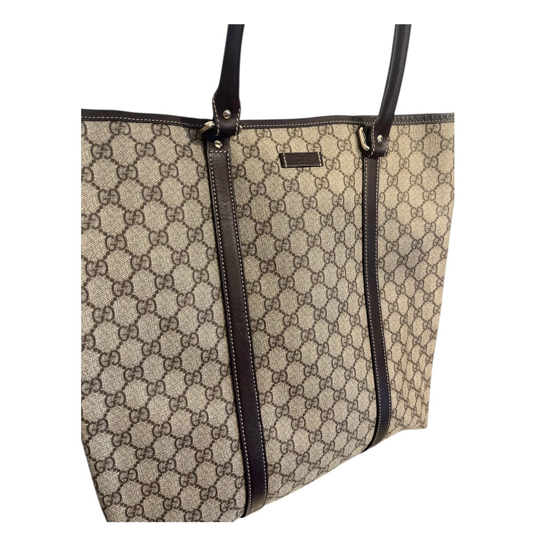 GUCCI/Tote Bag/Monogram/BRW/gg supreme joy large view 6