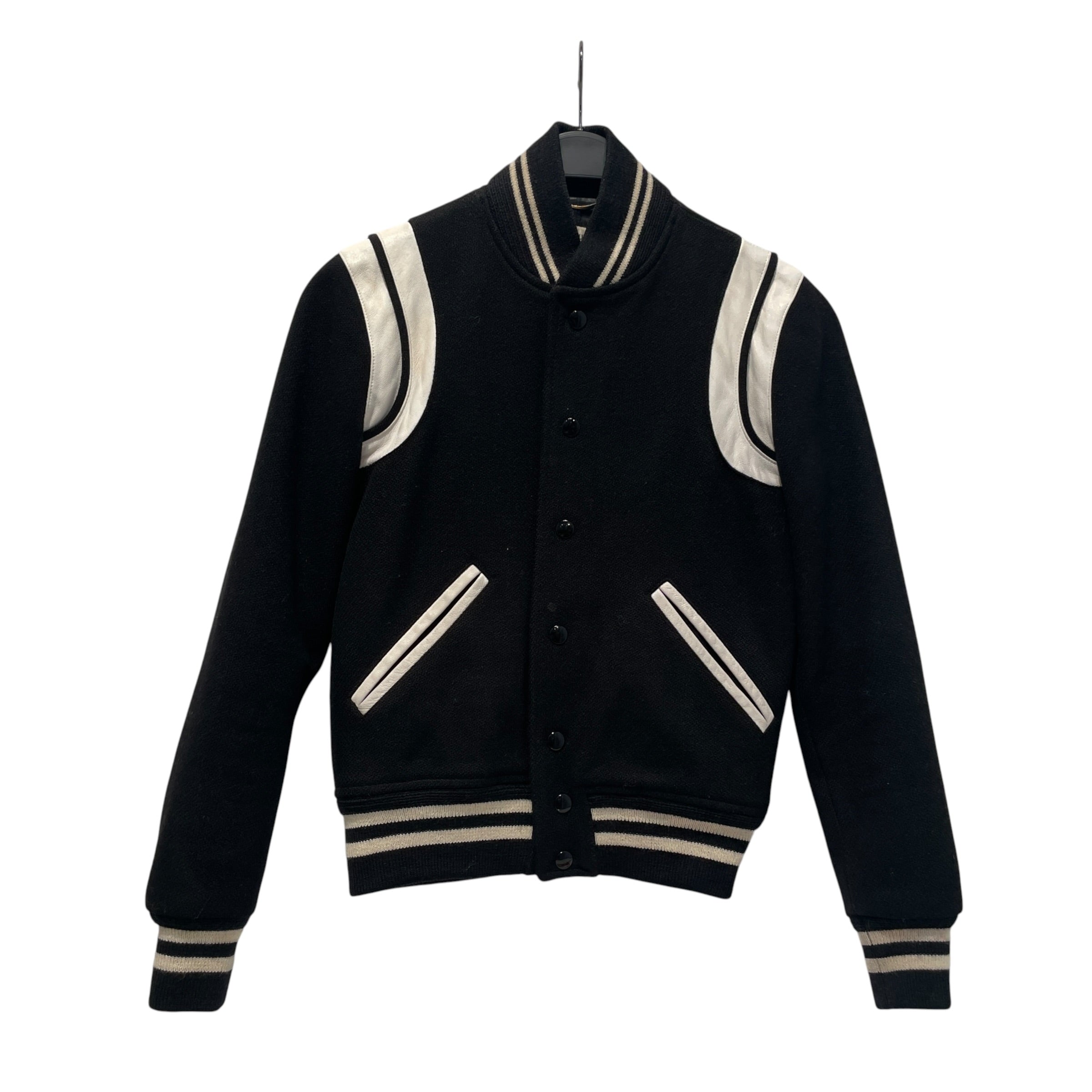 YVES SAINT LAURENT/Jacket/Wool/BLK/Teddy Jacket view 1