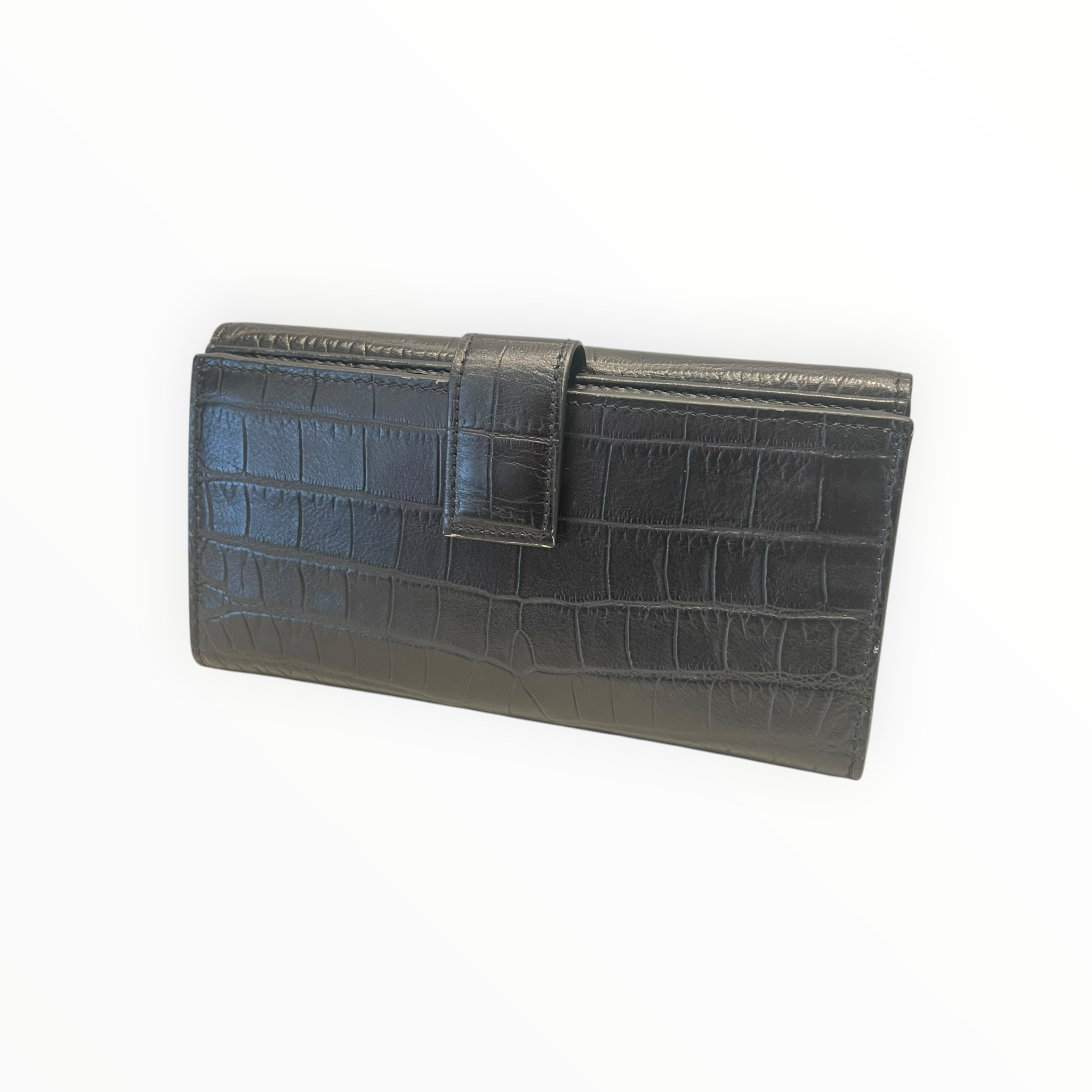 Alexander McQueen/Long Wallet/Leather/BLK/L's/Alexander Mcqueen Continental view 2