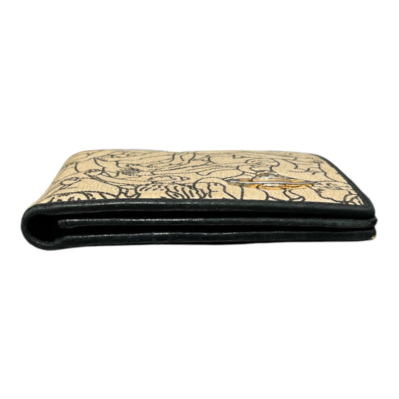 Vivienne Westwood/Trifold Wallet/All Over Print/Leather/CRM/