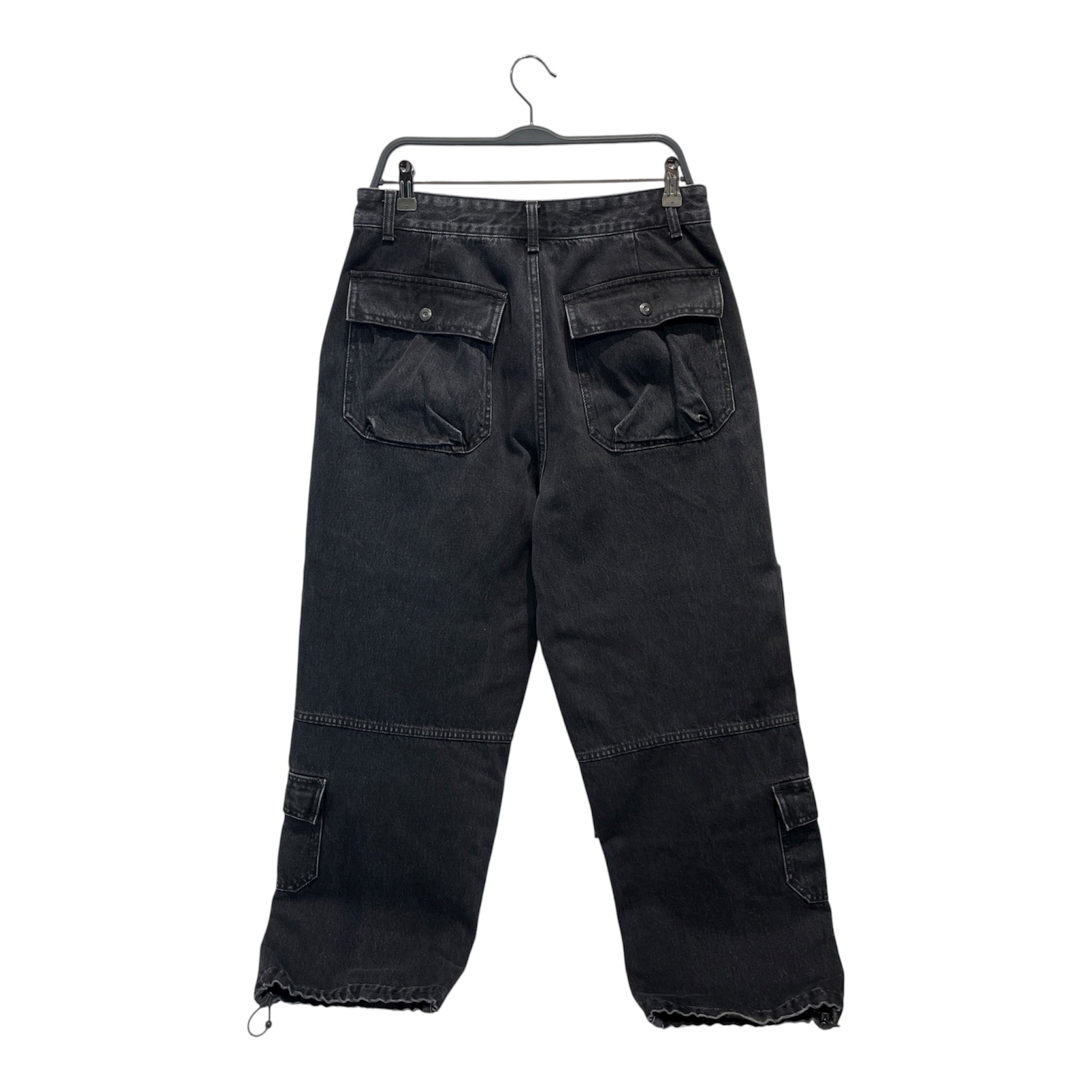 Y's/Y's/Supreme/Pants/30/Cotton/BLK/Washed Black Denim Utility view 2