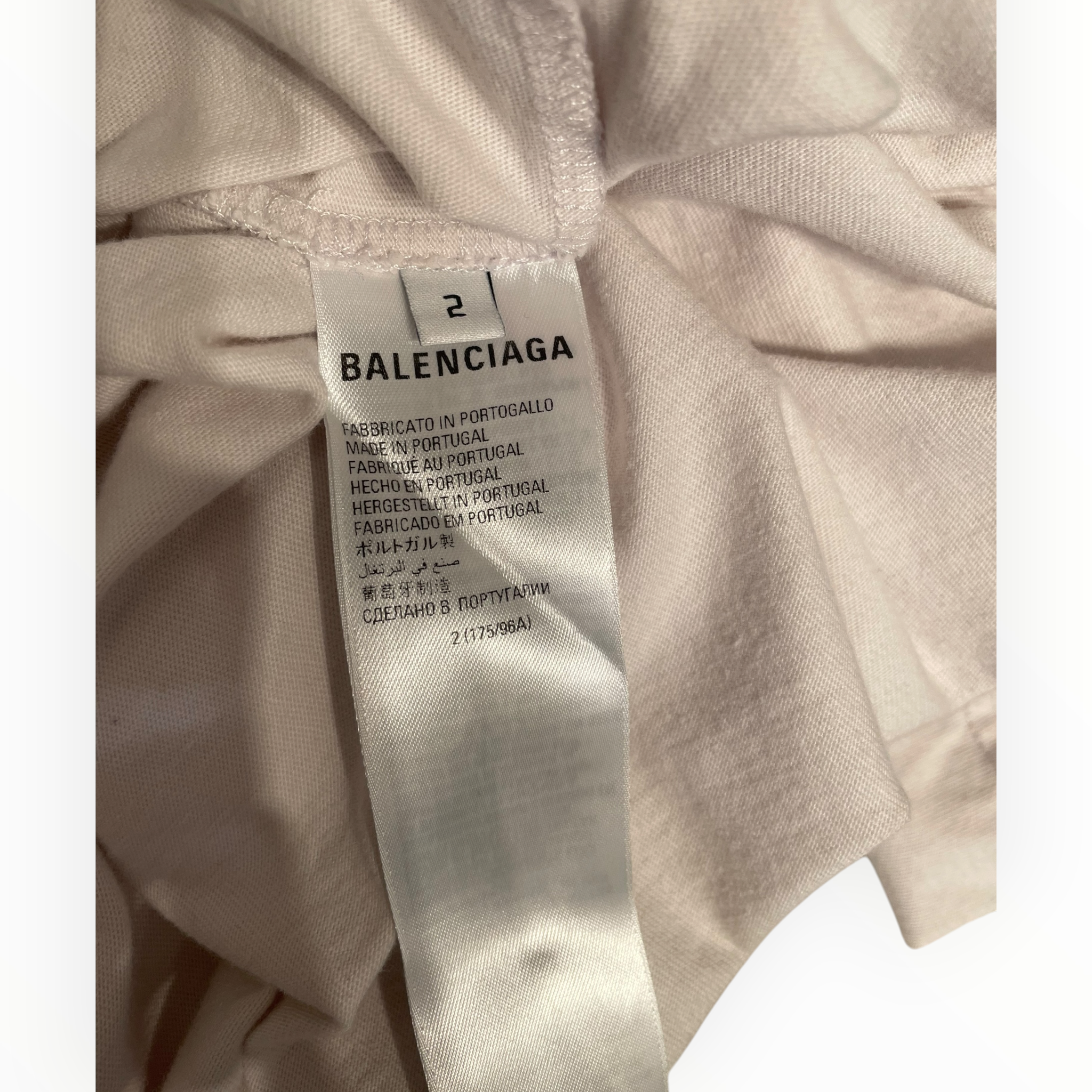 BALENCIAGA/T-Shirt/2/Cotton/WHT/CROSSED OUT TEE view 4