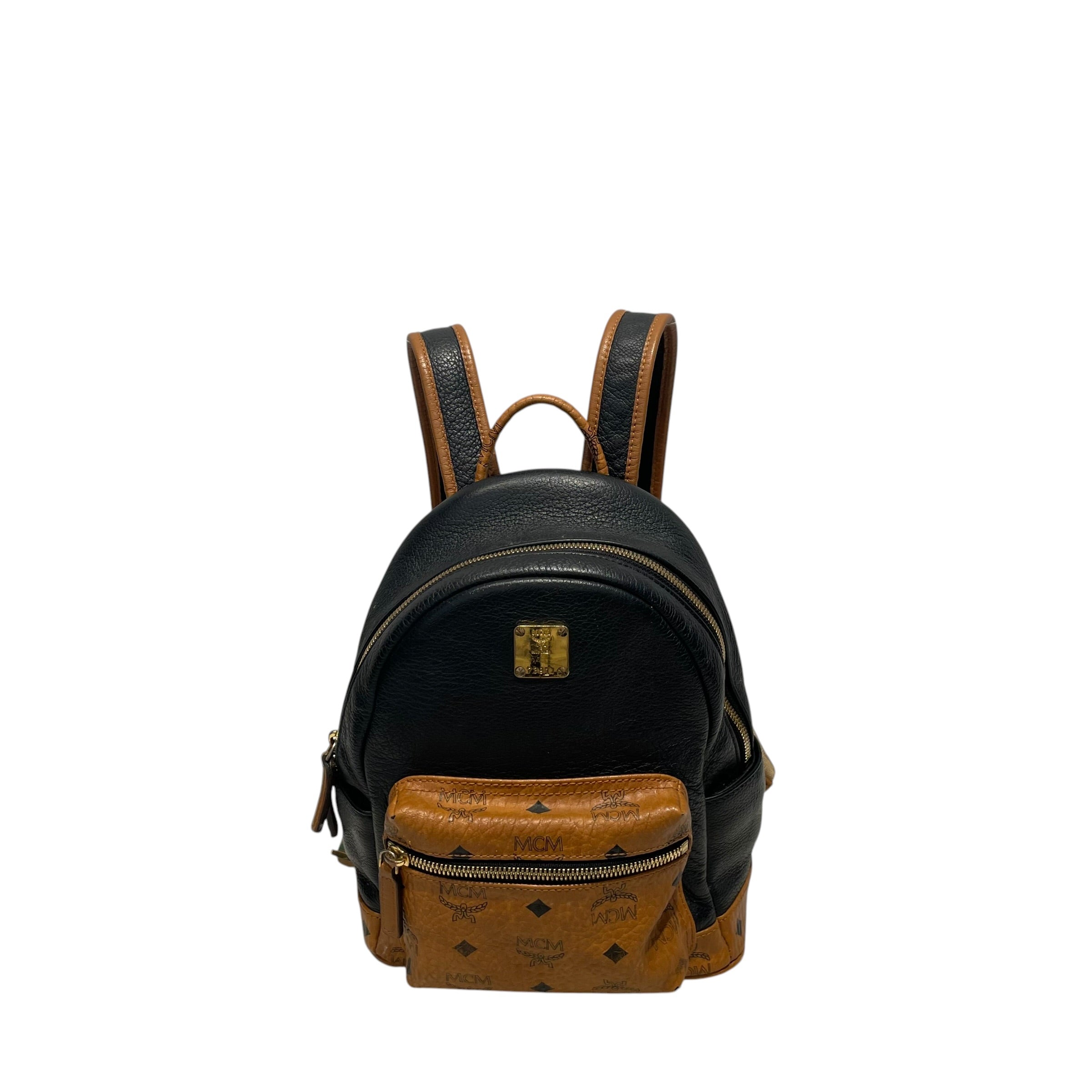 MCM/Backpack/Monogram/Leather/BLK/MINI STARK view 6