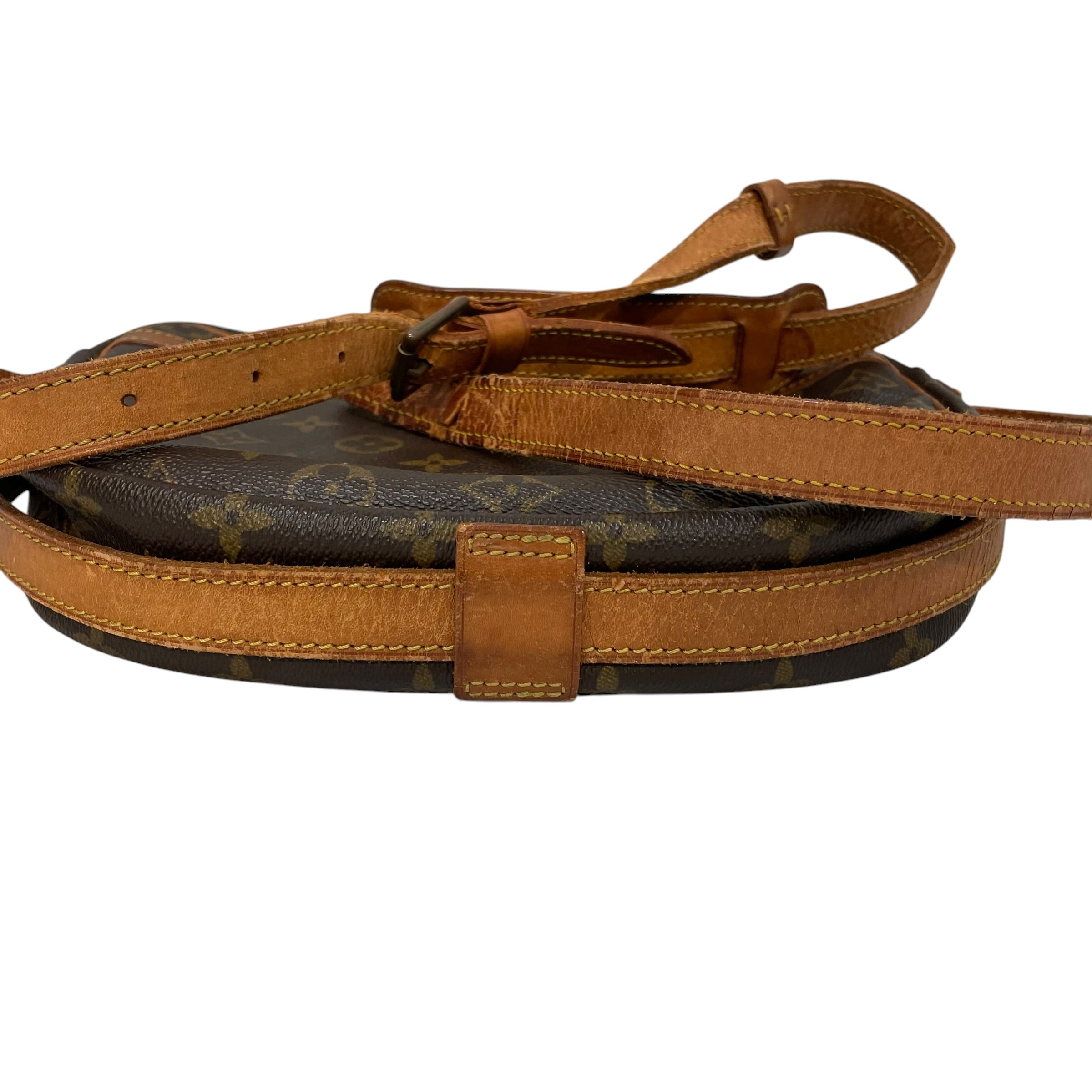 LOUIS VUITTON/Cross Body Bag/Monogram/Leather/BRW/jeune fille view 3