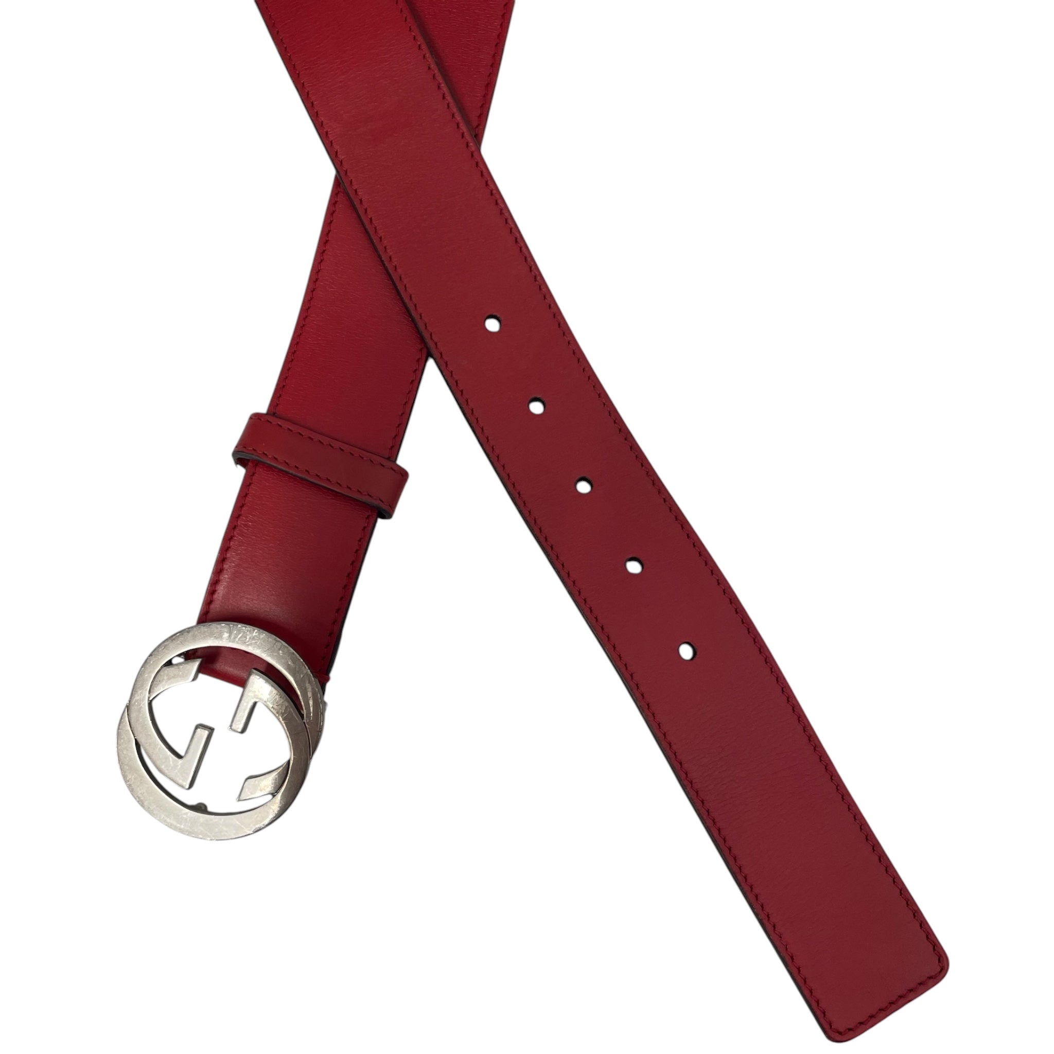 GUCCI/Belt/Leather/RED/546389 view 2