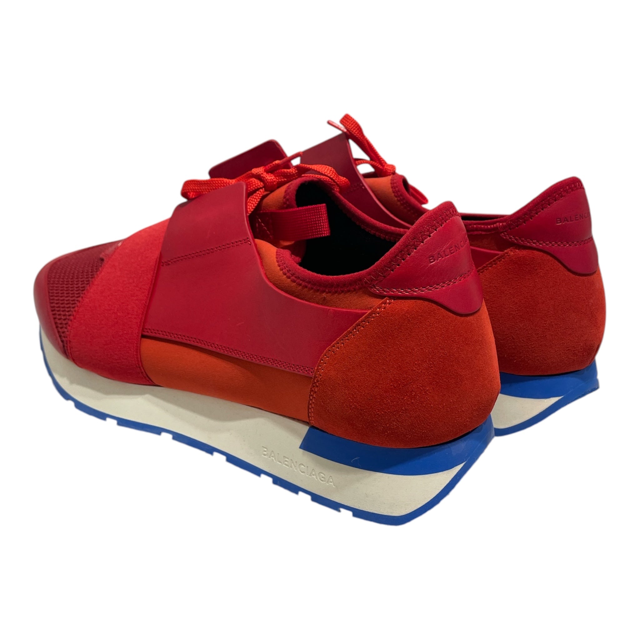 BALENCIAGA/Low-Sneakers/EU 45/RED/Race Runner Sneaker view 2
