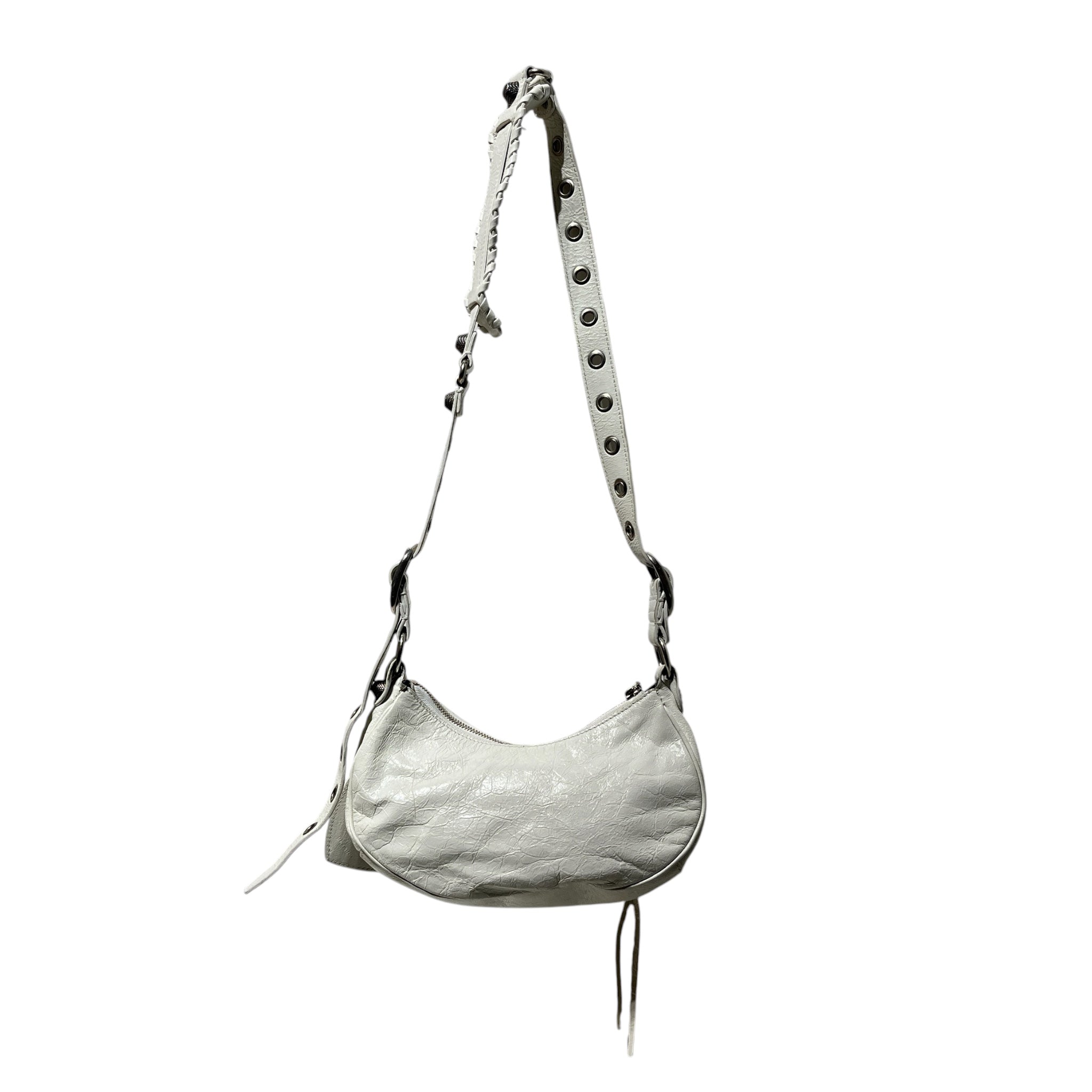 BALENCIAGA/Bag/Leather/WHT/LE CAGOLE XS view 4