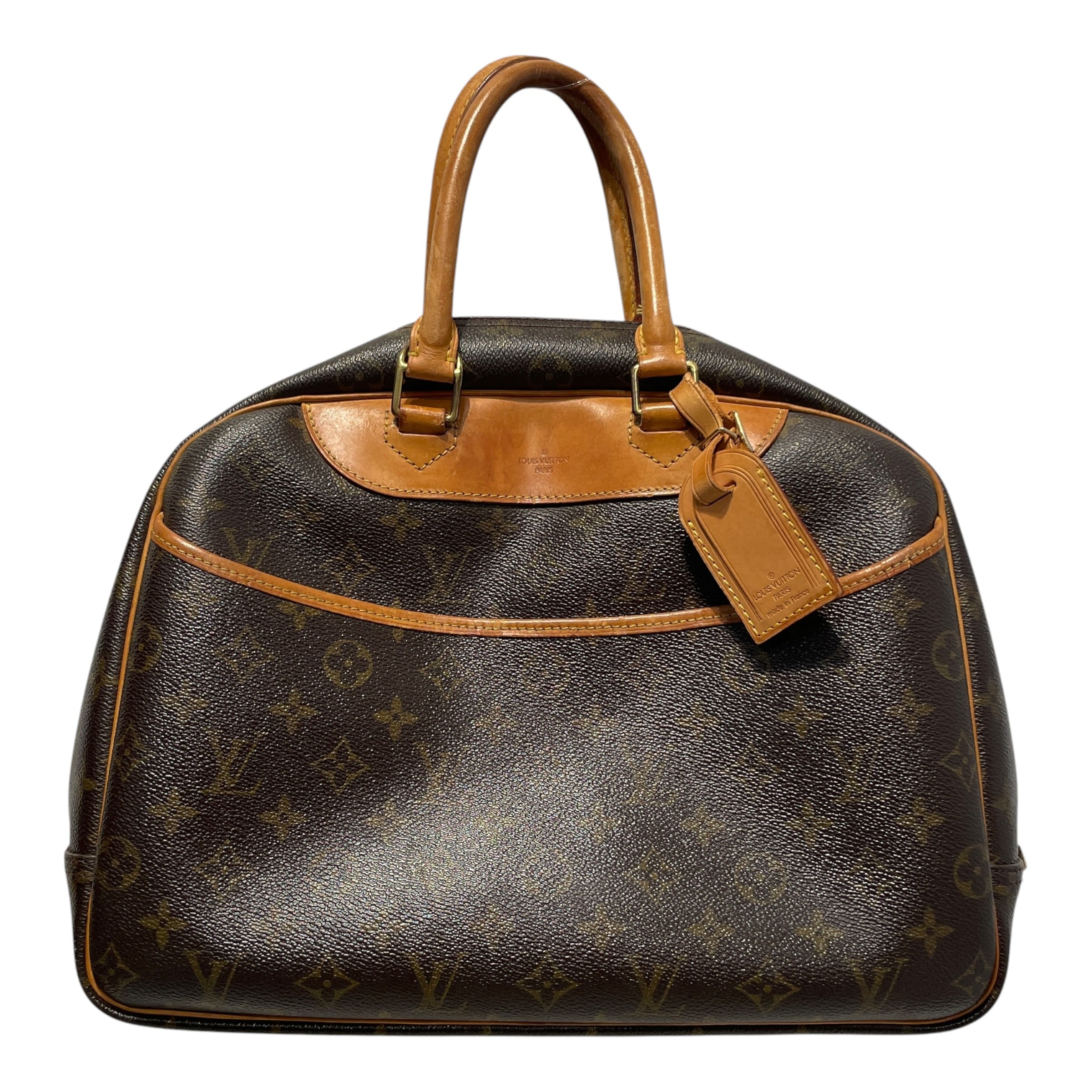LOUIS VUITTON/Hand Bag/Monogram/Leather/BRW/Deauville Monogram view 1