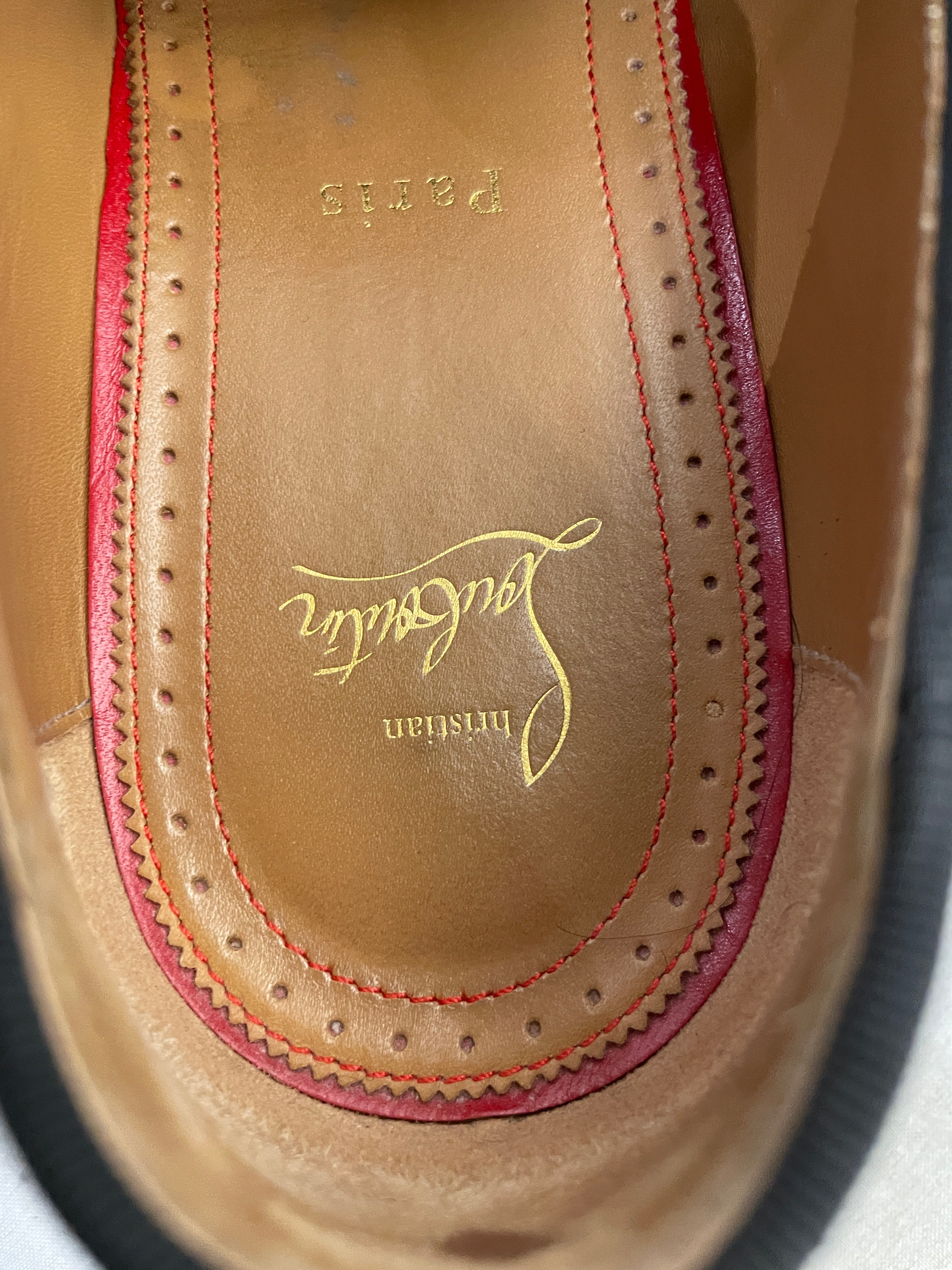 Christian Louboutin/Loafers/EU 43/Leather/BLK/ view 3
