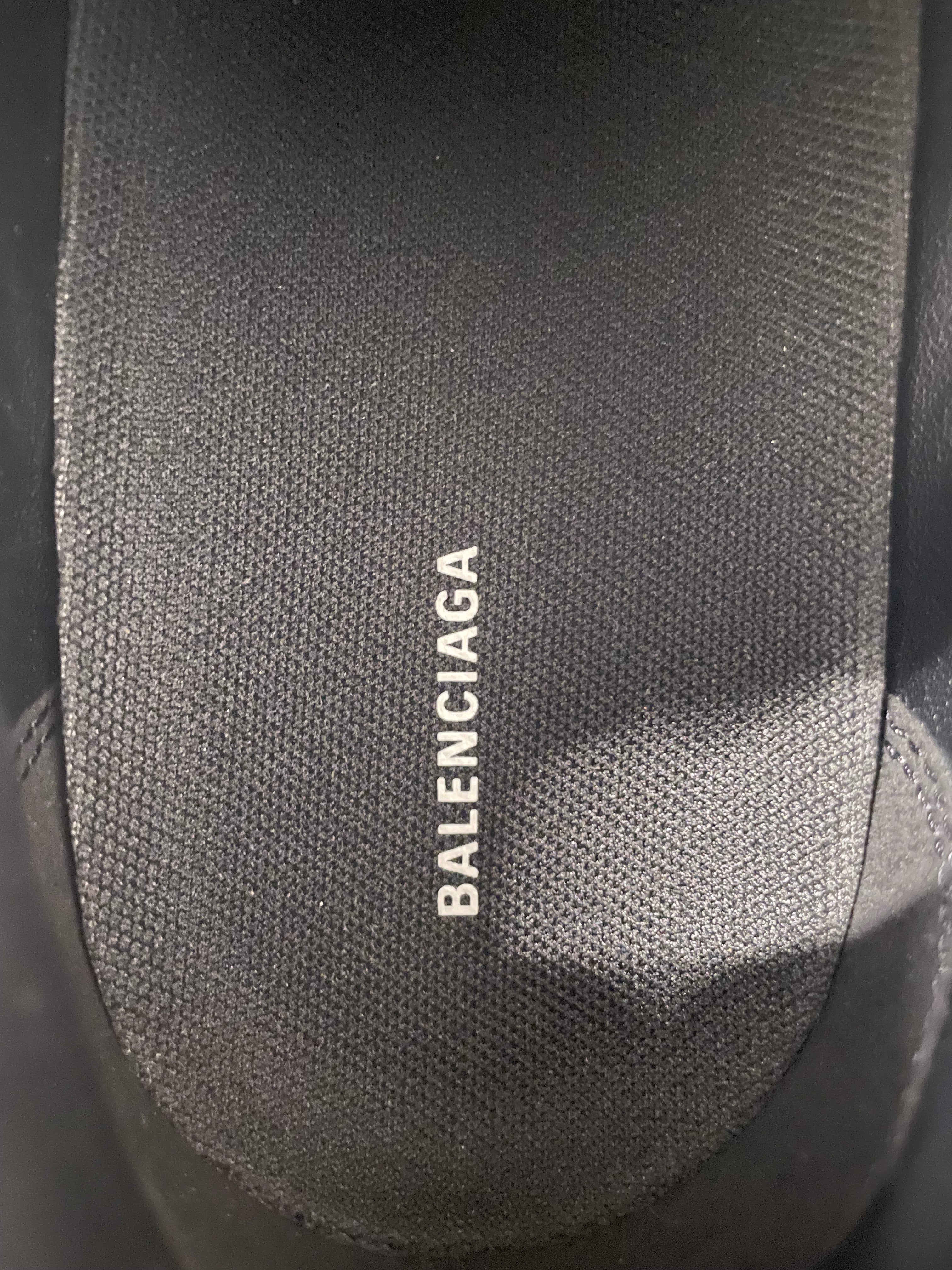 BALENCIAGA/Low-Sneakers/EU 42/Leather/BLK/LEATHER SOCCER SNEAKER view 3