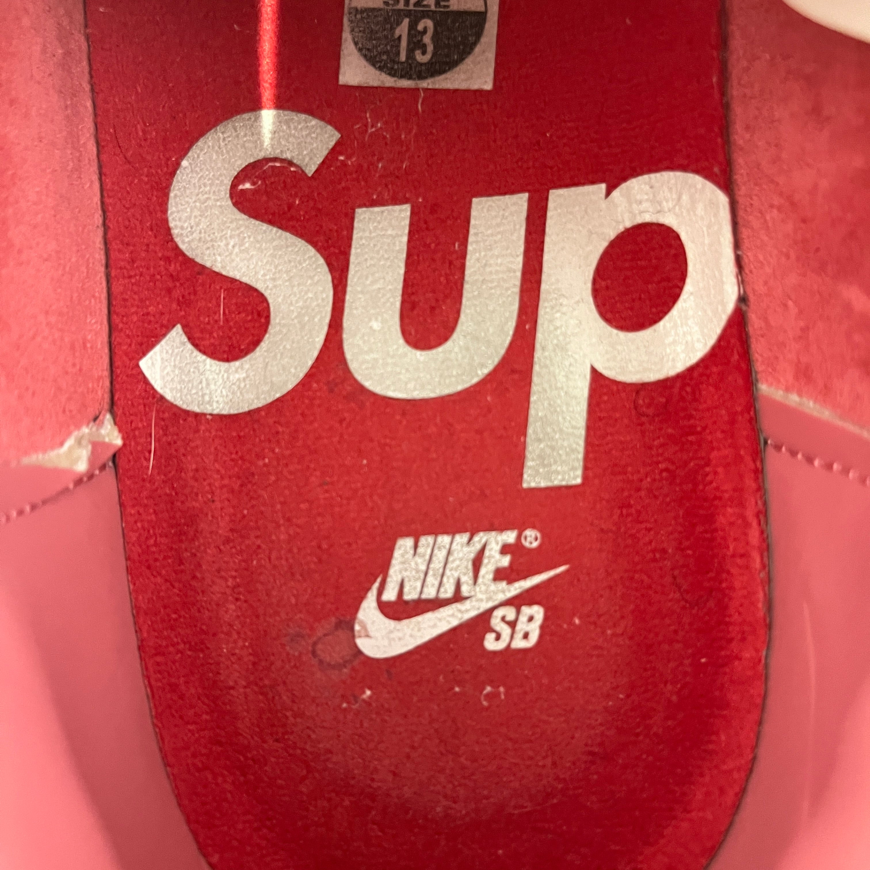 NIKE/Low-Sneakers/US 13/Suede/PNK/blazer low supreme view 3