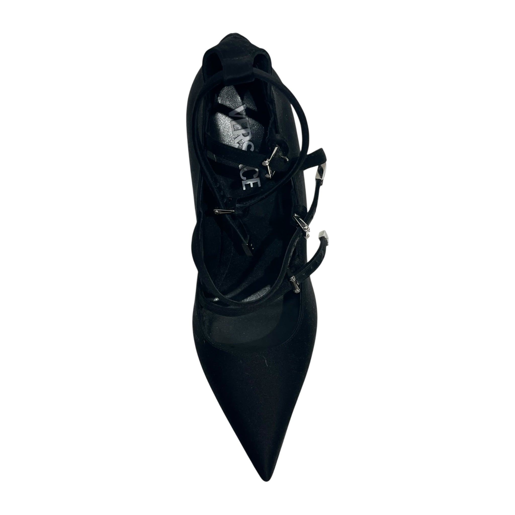 VERSACE/Heels/US 7.5/BLK/TEMPEST 170MM FLATFORM PUMPS view 3