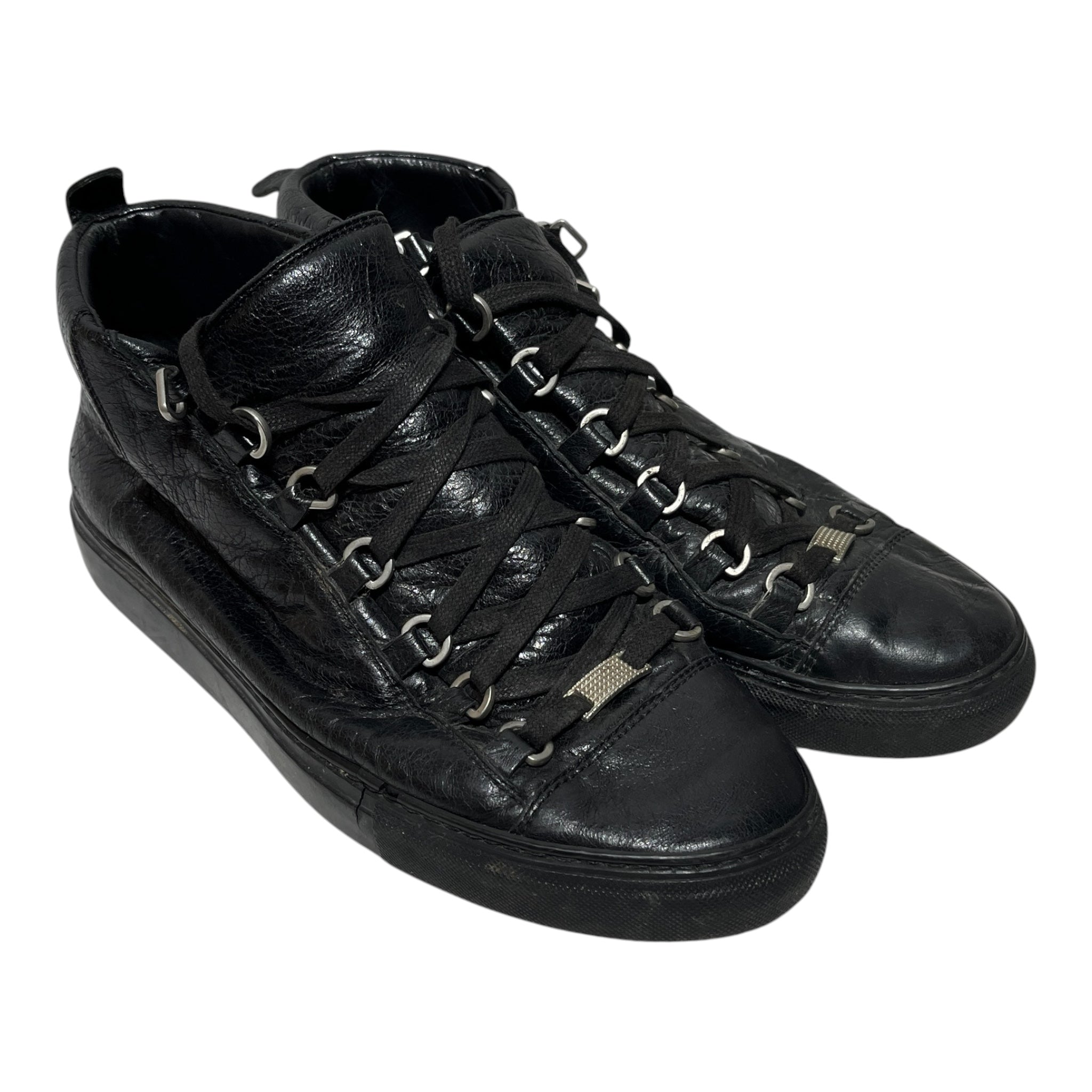 BALENCIAGA/Hi-Sneakers/EU 41/Leather/BLK/ARENAS view 1