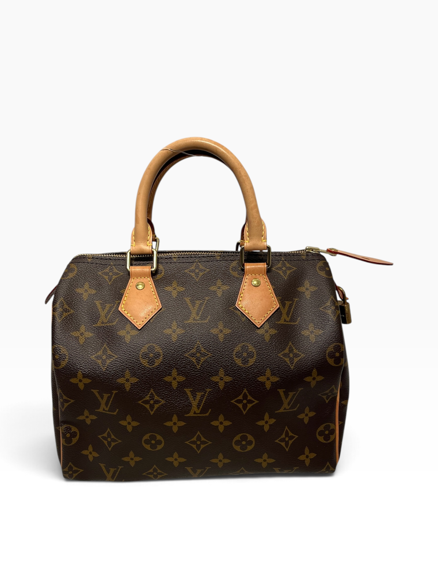 LOUIS VUITTON/Boston Bag/Monogram/Leather/BRW/Speedy Bandouliere view 3
