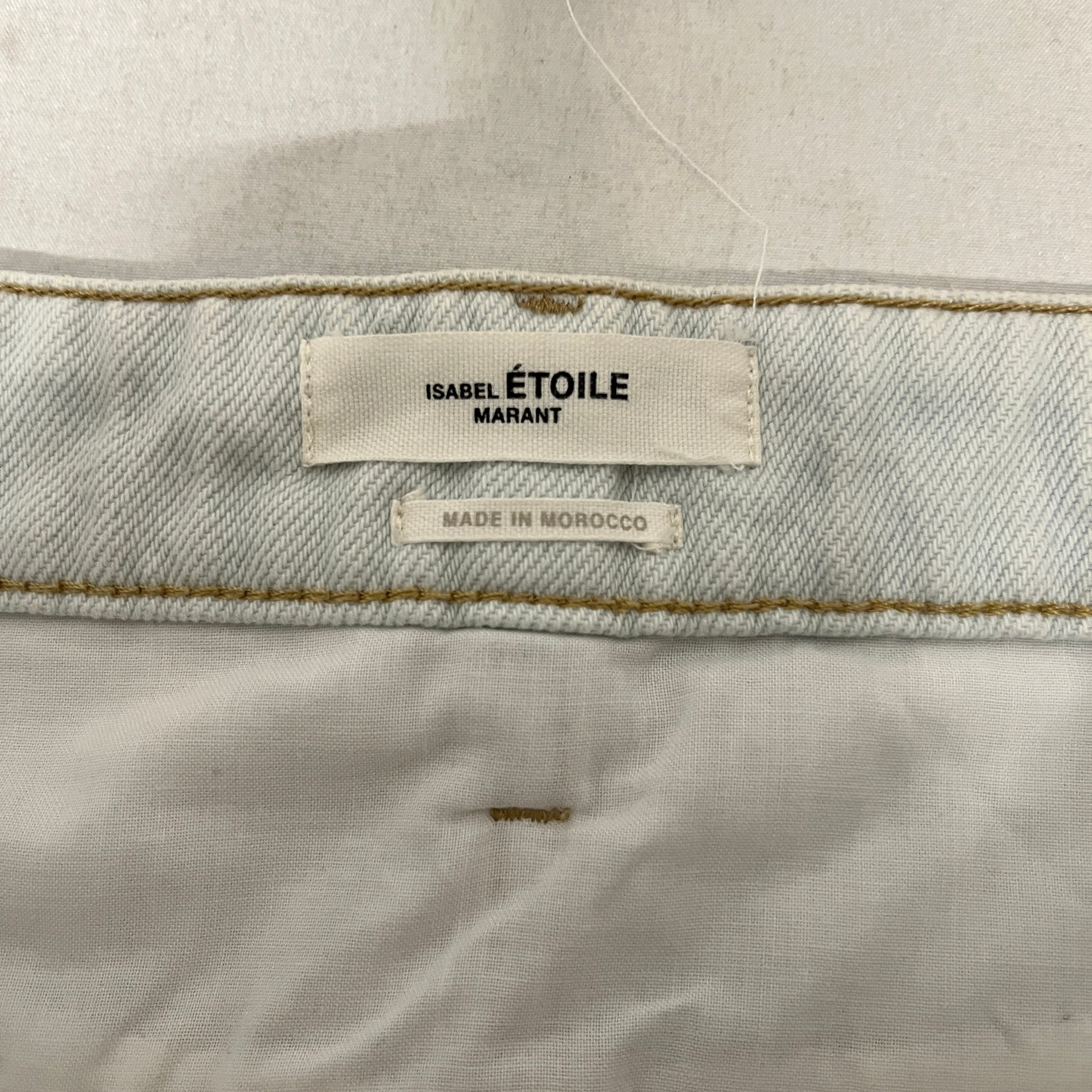 ISABEL MARANT ETOILE/Skirt/40/Denim/BLU/GEO PATCHWORK LIGHT WASH view 3
