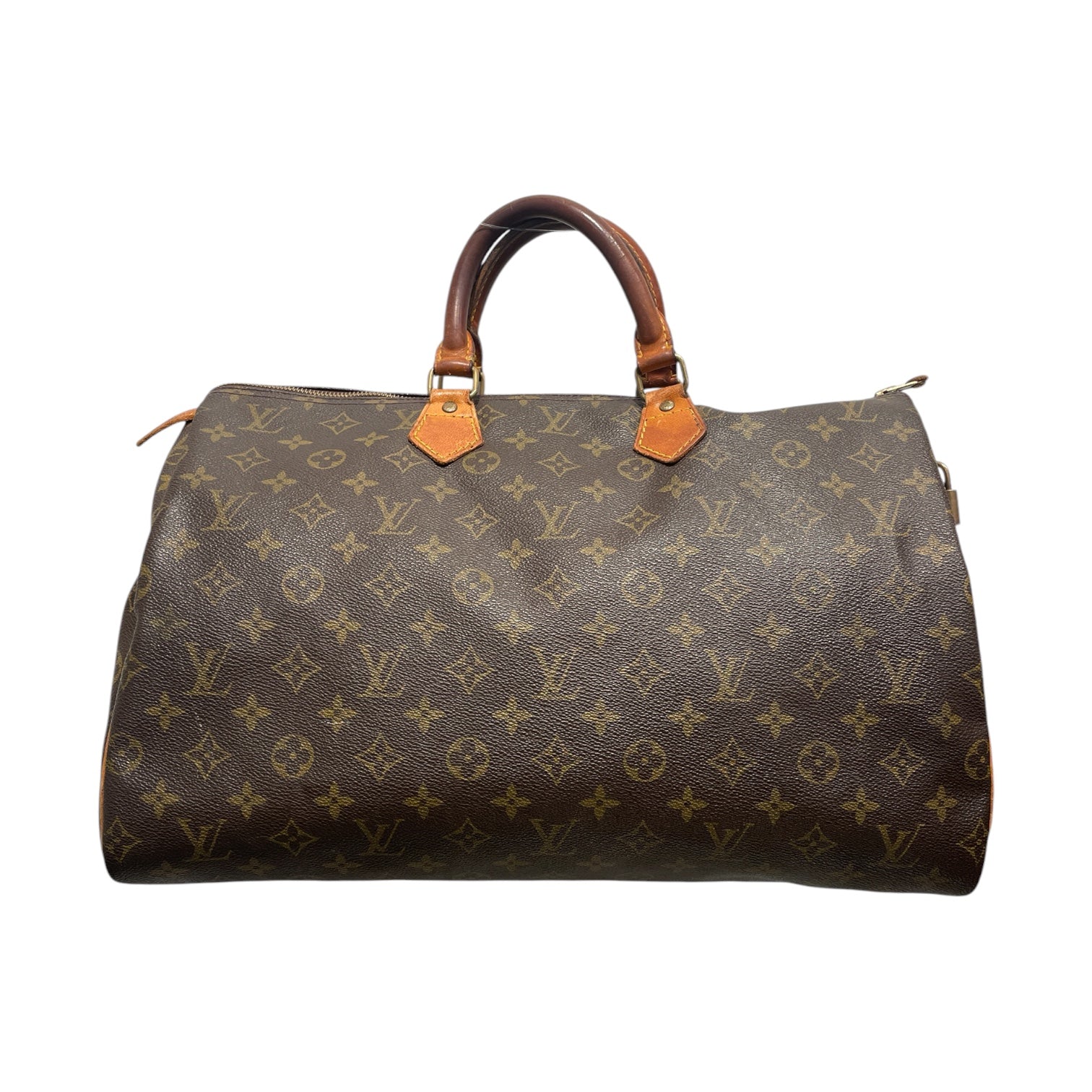 LOUIS VUITTON/Tote Bag/Monogram/Leather/BRW/LOUIS VUITTON SPEEDY HANDBAG view 1