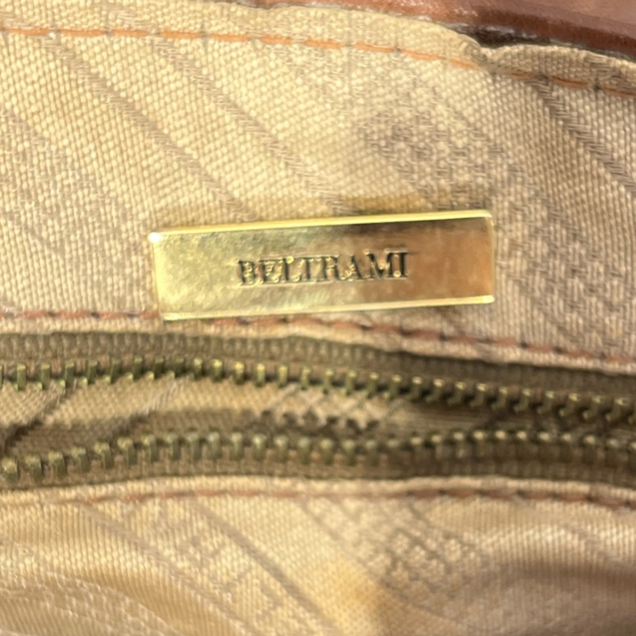 BELTRAM/Cross Body Bag/Leather/BRW/BRASS DETAIL view 5