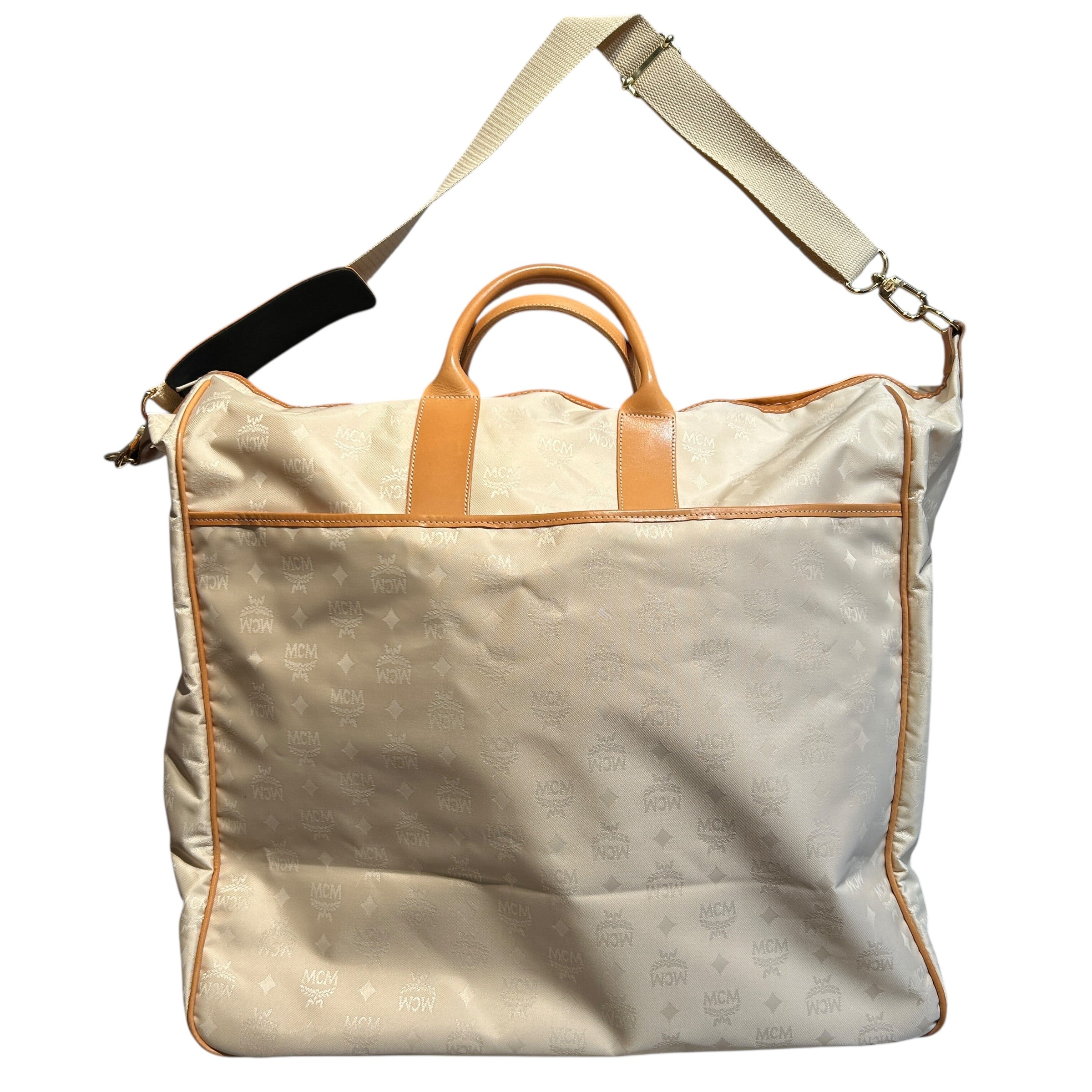 MCM/Luggage/Monogram/Nylon/CRM/Canvas Monogram Travel Bag view 2